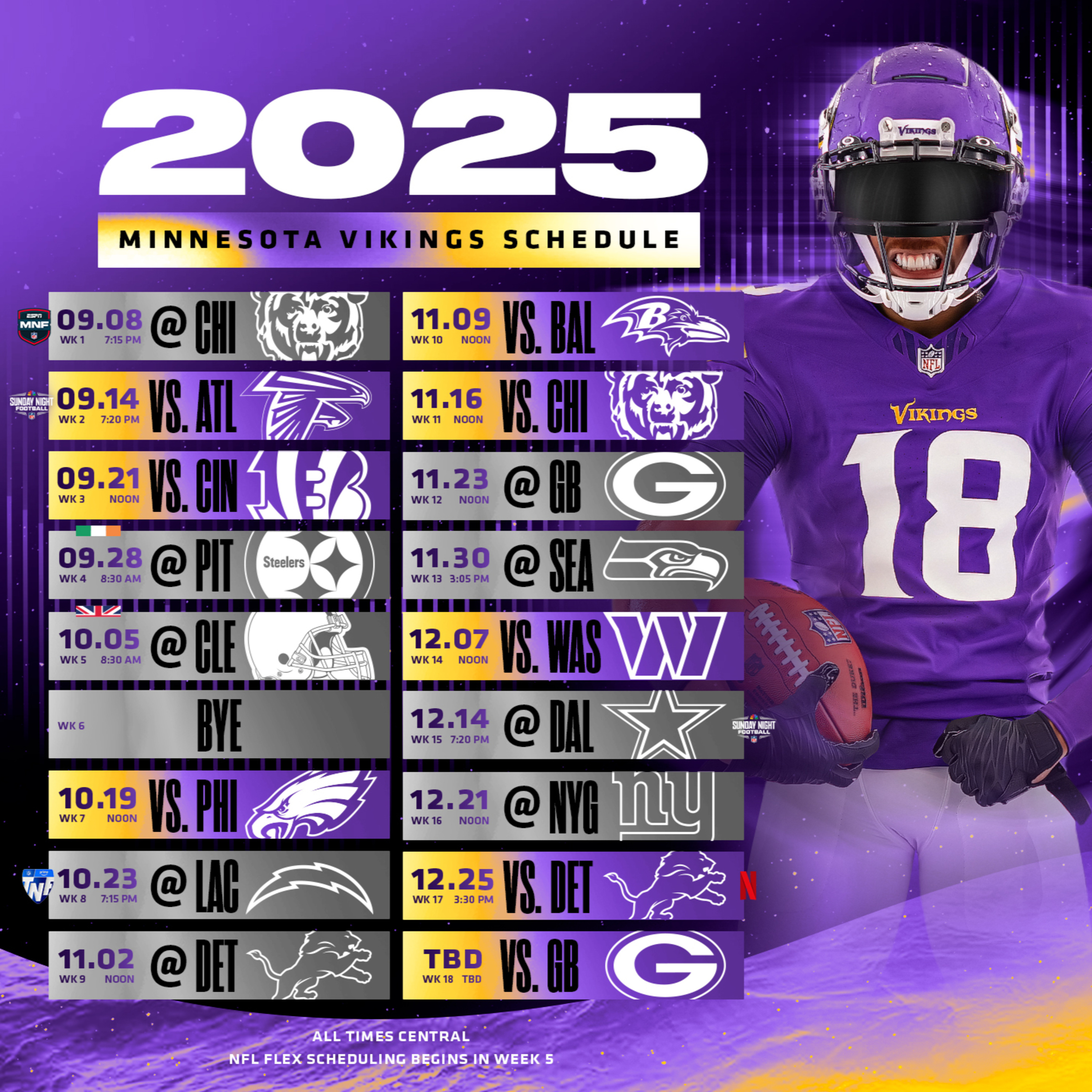 Vikings Schedule, Show Announcements! EP456
