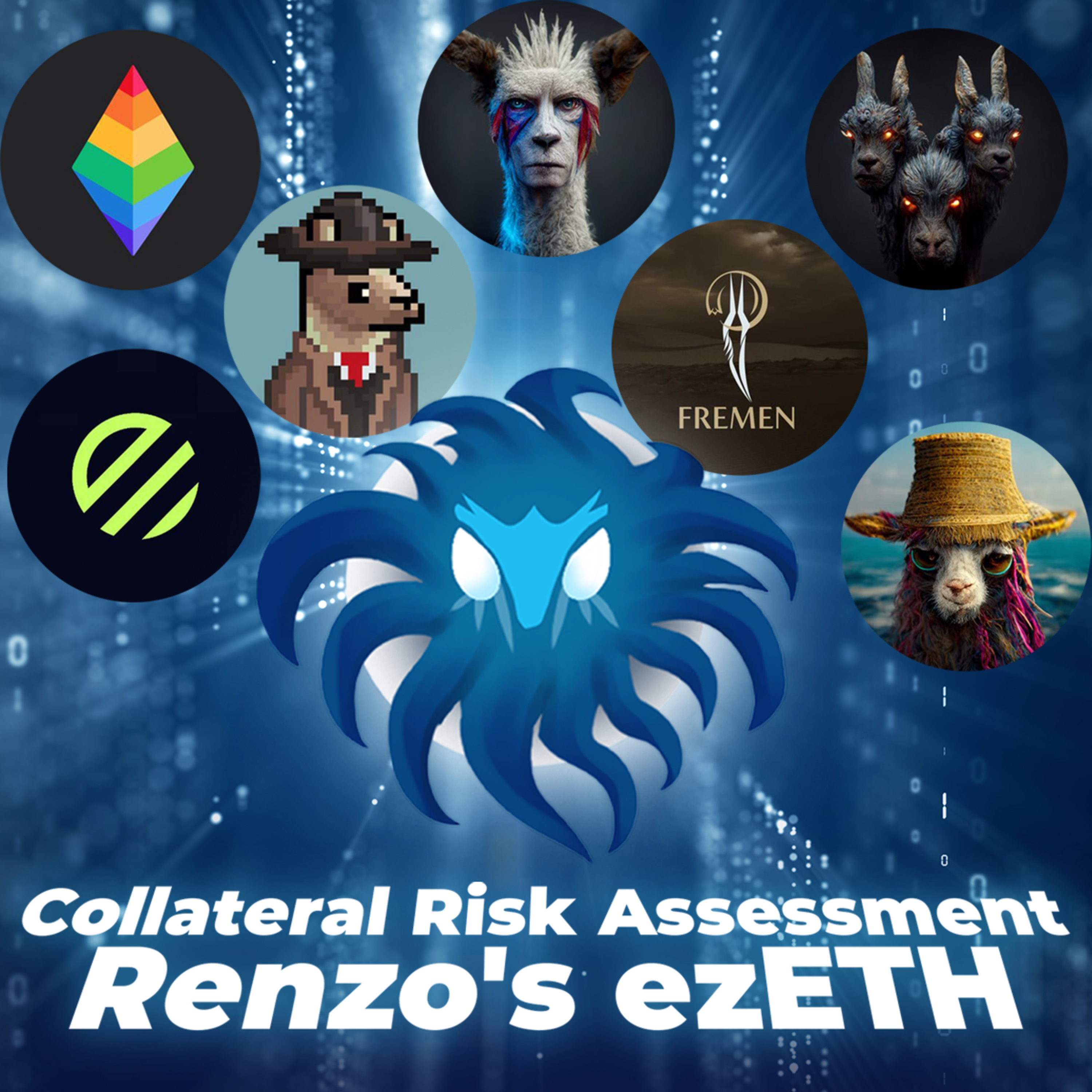 Renzo's ezETH making Llama Risk Uneasy episode artwork