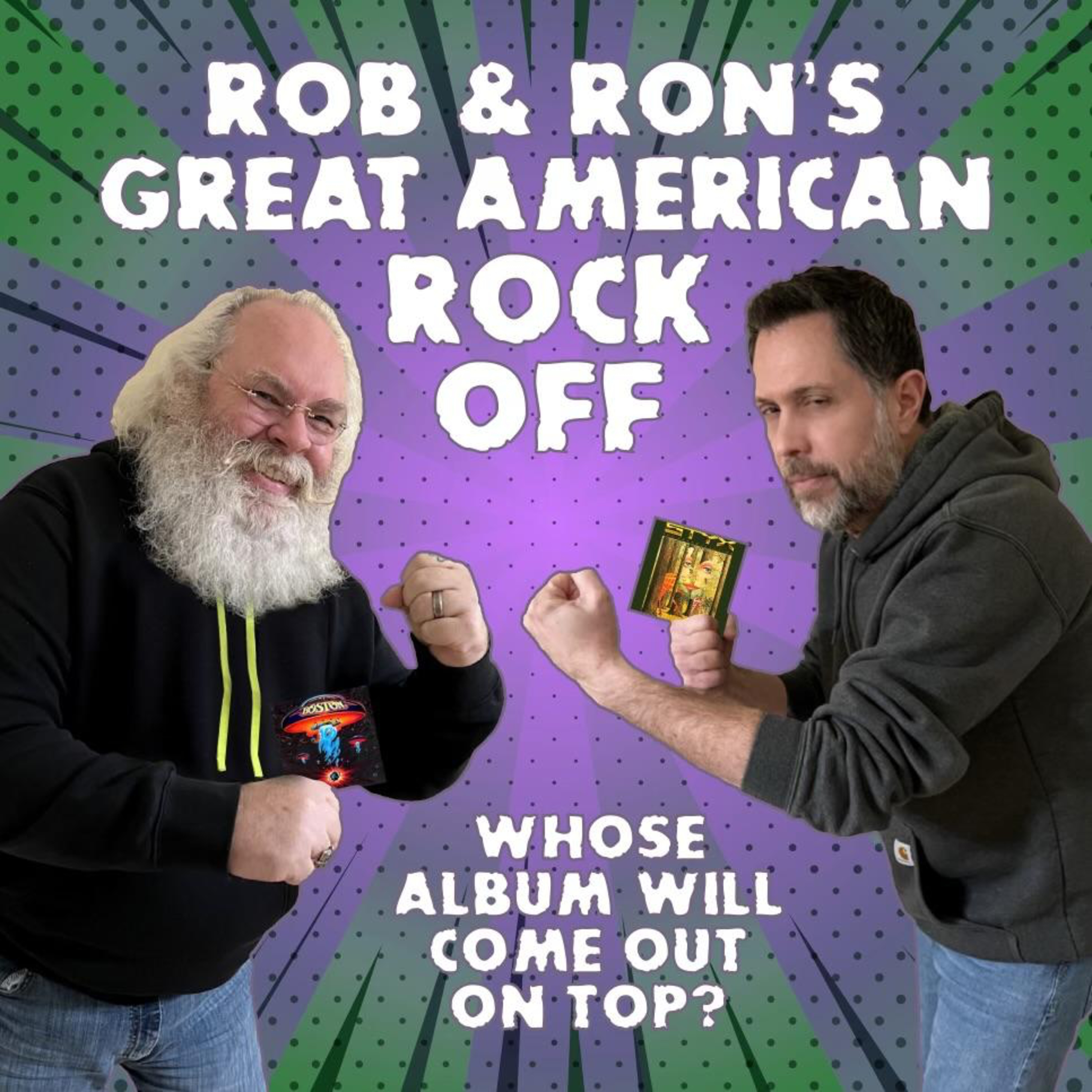 Rob & Ron Rock Off 2 Boston vs Styx Grand Illusion.