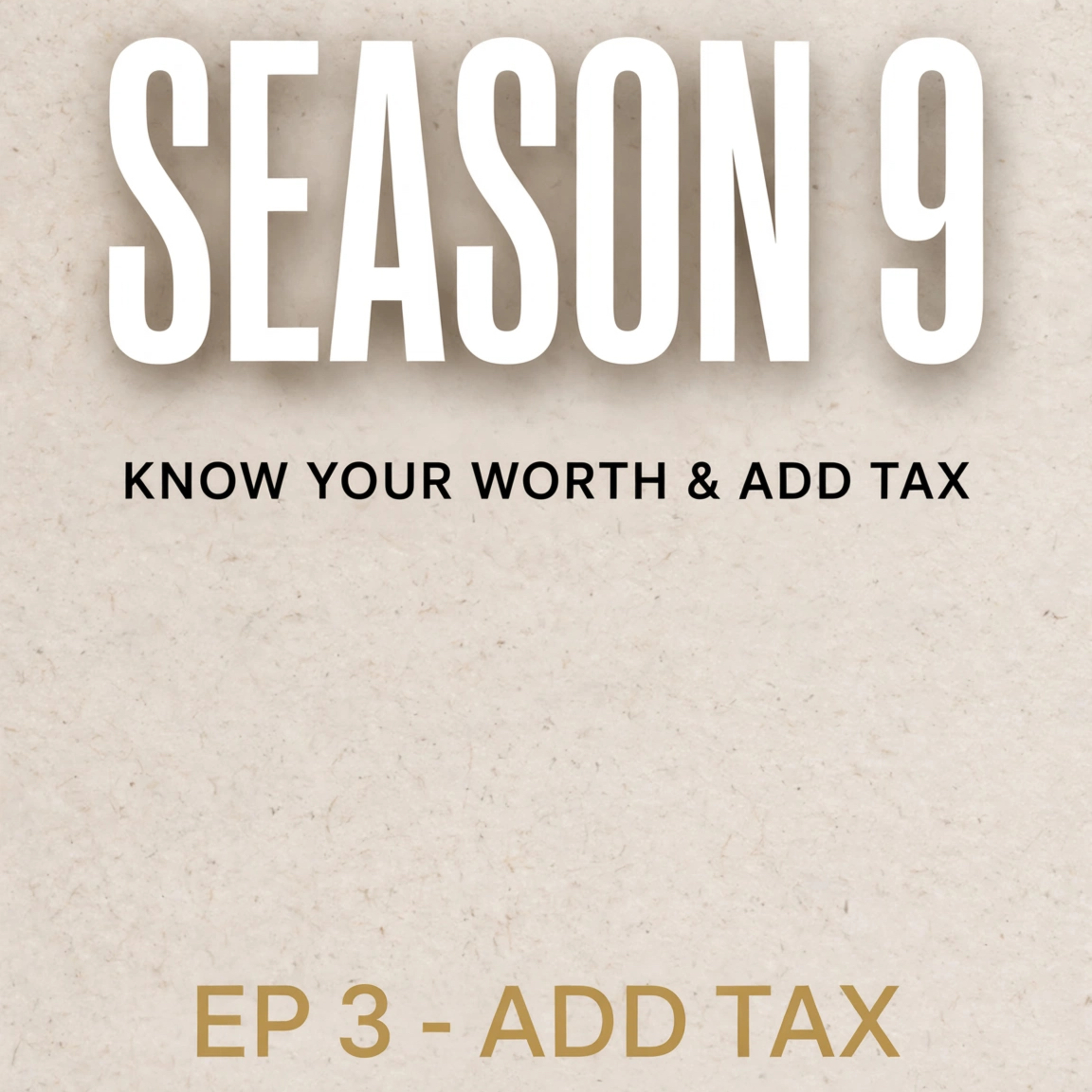 Add Tax episode artwork