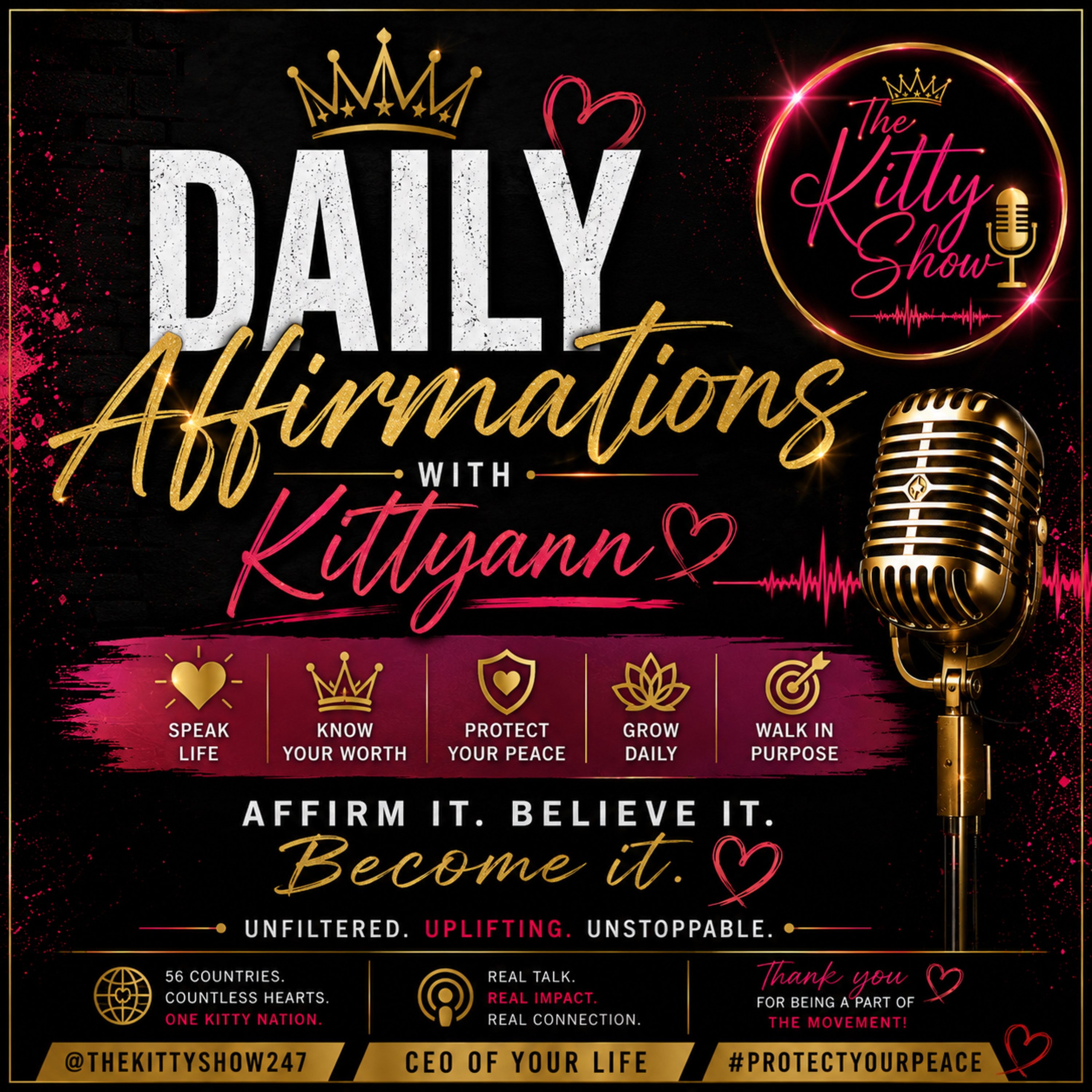 👑 DAILY AFFIRMATIONS WITH KITTYANN 👑 episode artwork