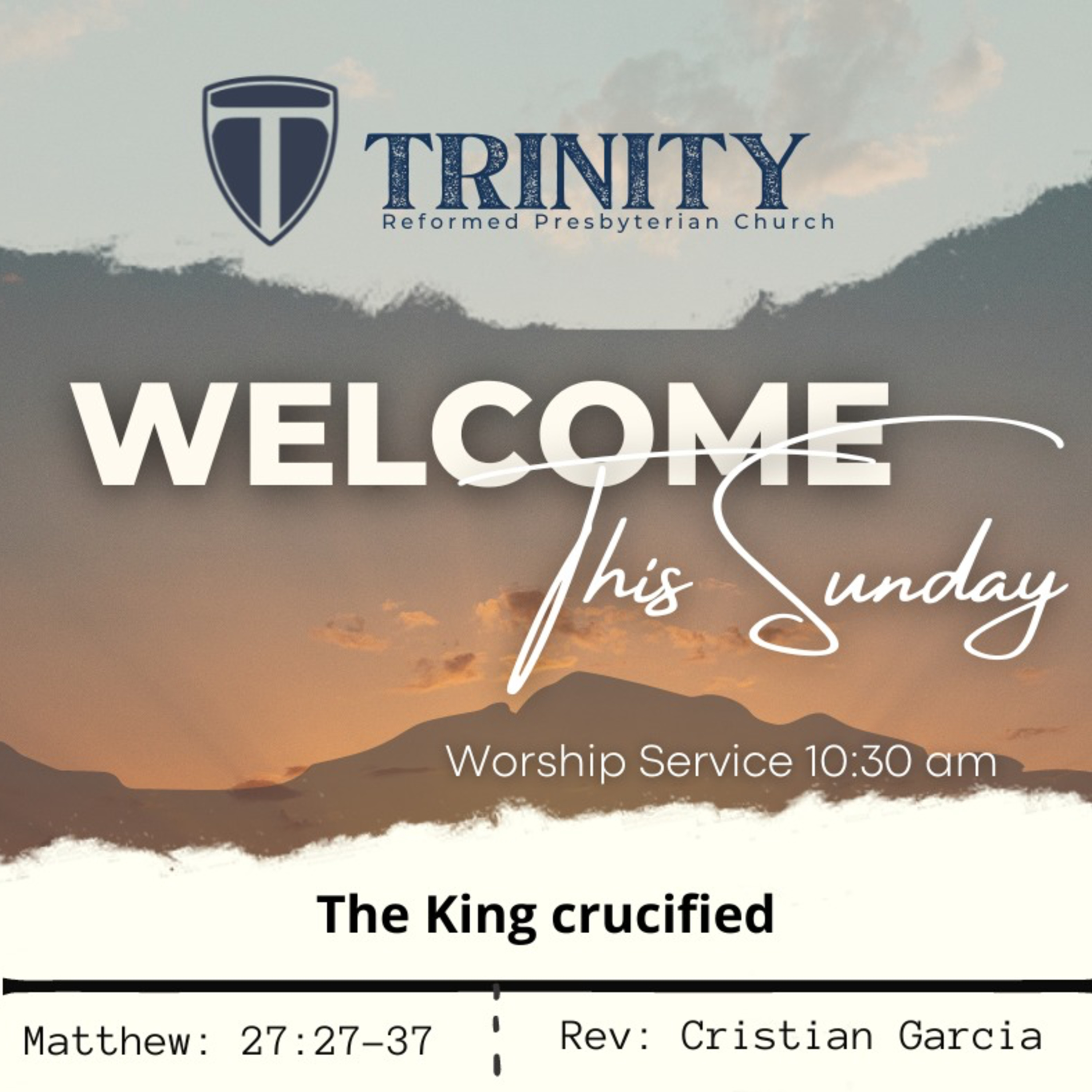 The King Crucified