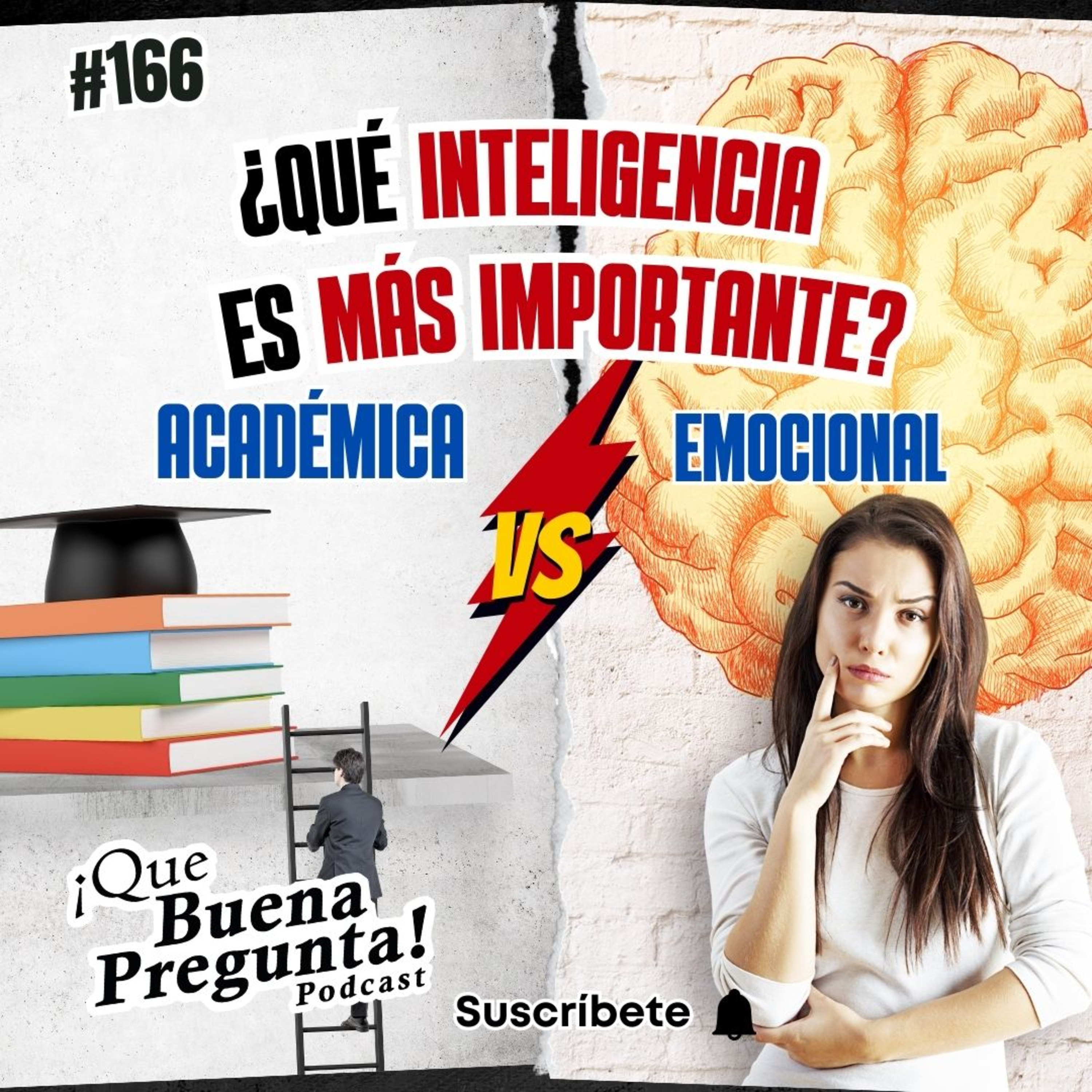 ¿Qué inteligencia es más importante: académica o emocional? - Que Buena Pregunta! #166 episode artwork