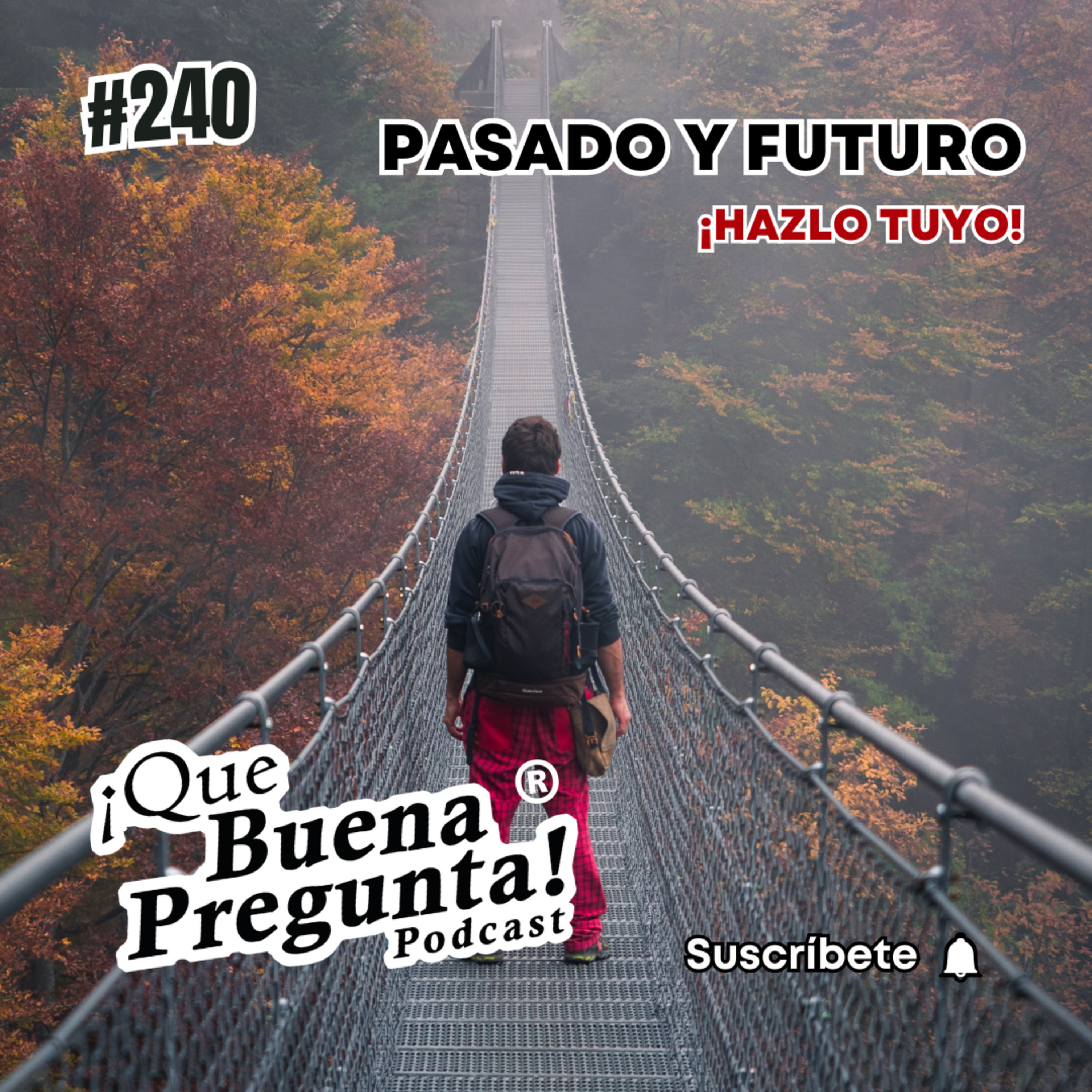 ¿Cómo hacer que el pasado y el futuro trabajen para ti? - Qué Buena Pregunta! - #240 episode artwork