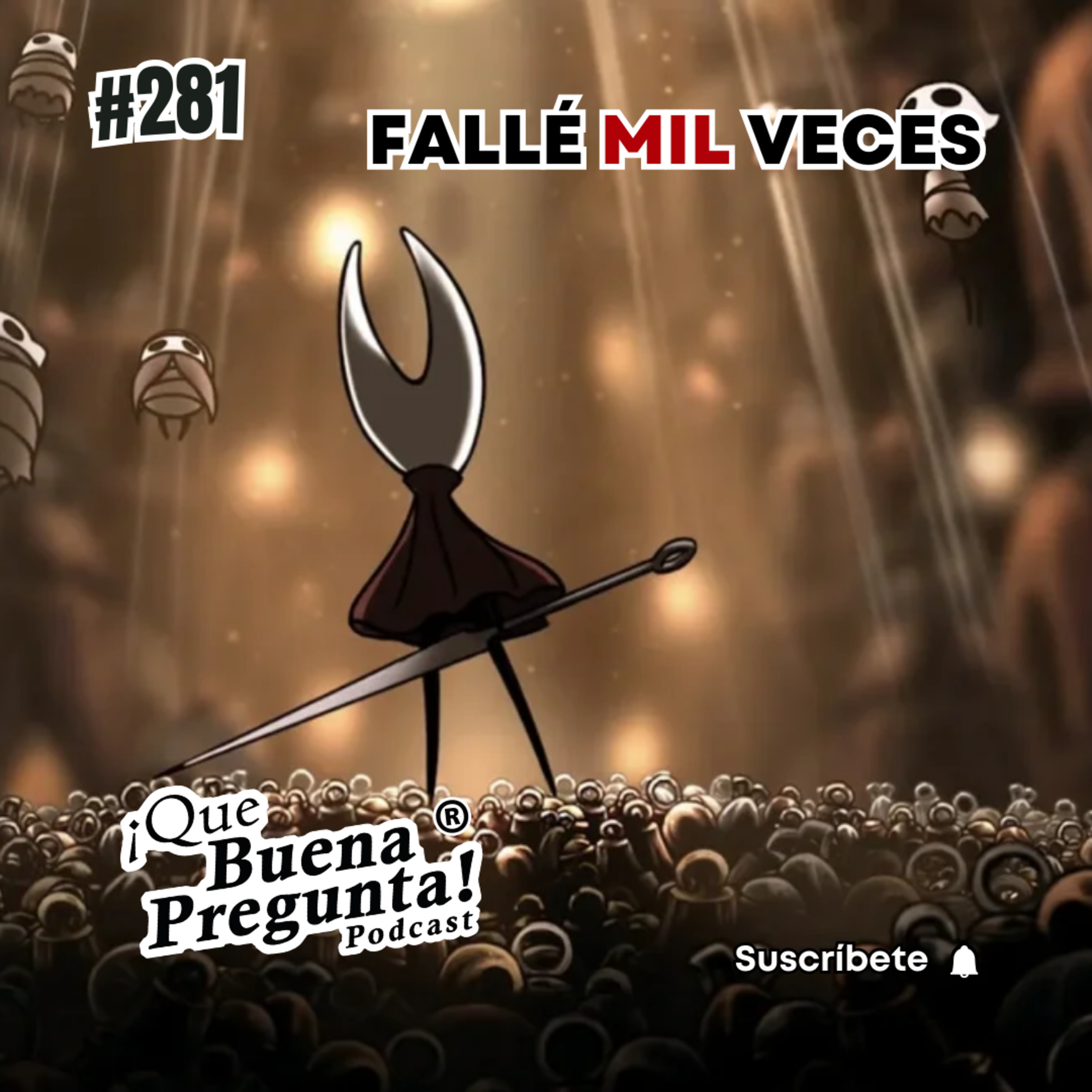 ¿Qué nos enseñan los videojuegos difíciles sobre la vida? - Que Buena Pregunta! - #281 episode artwork