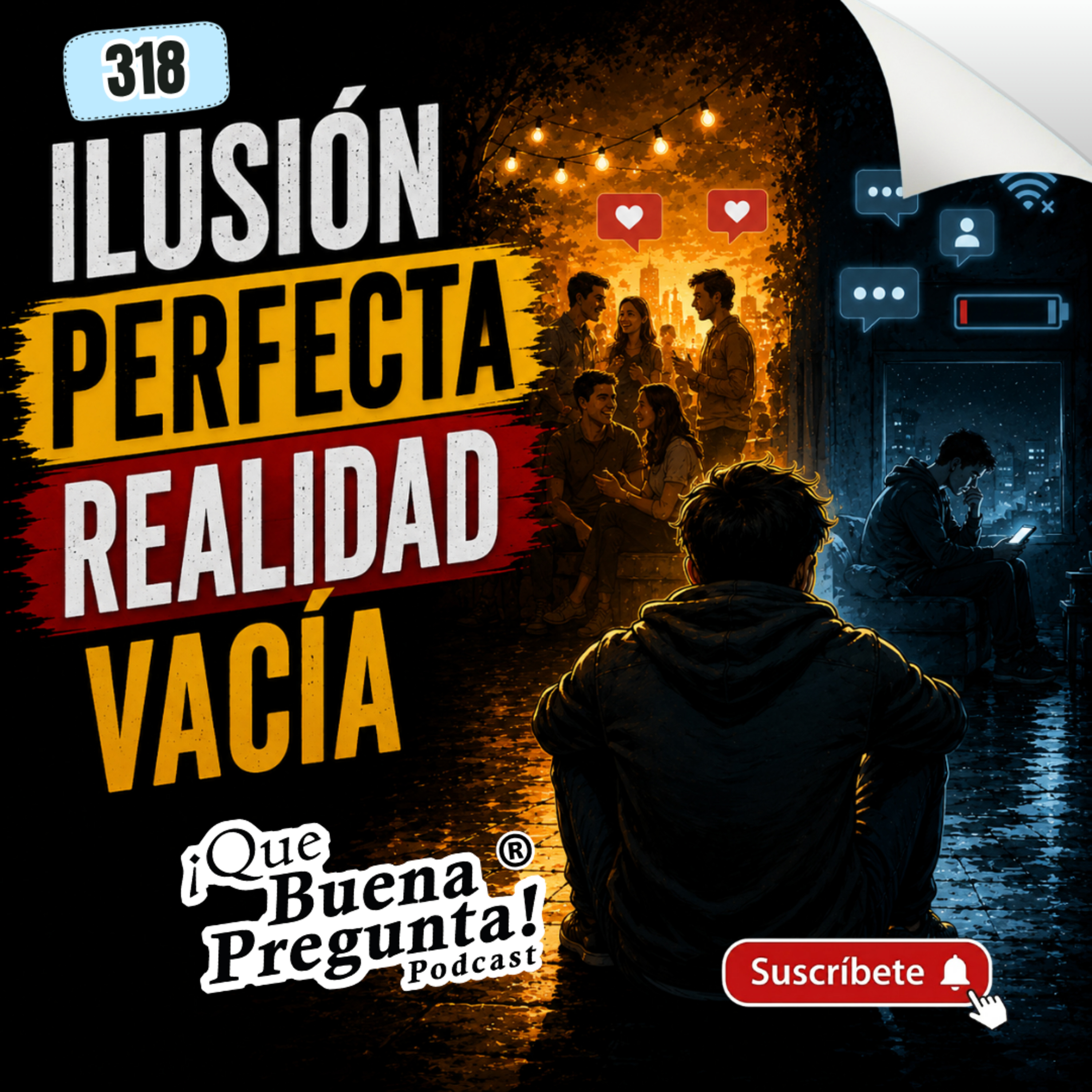 ¿Estamos más CONECTADOS o más SOLOS que nunca? | Que Buena Pregunta #318 episode artwork