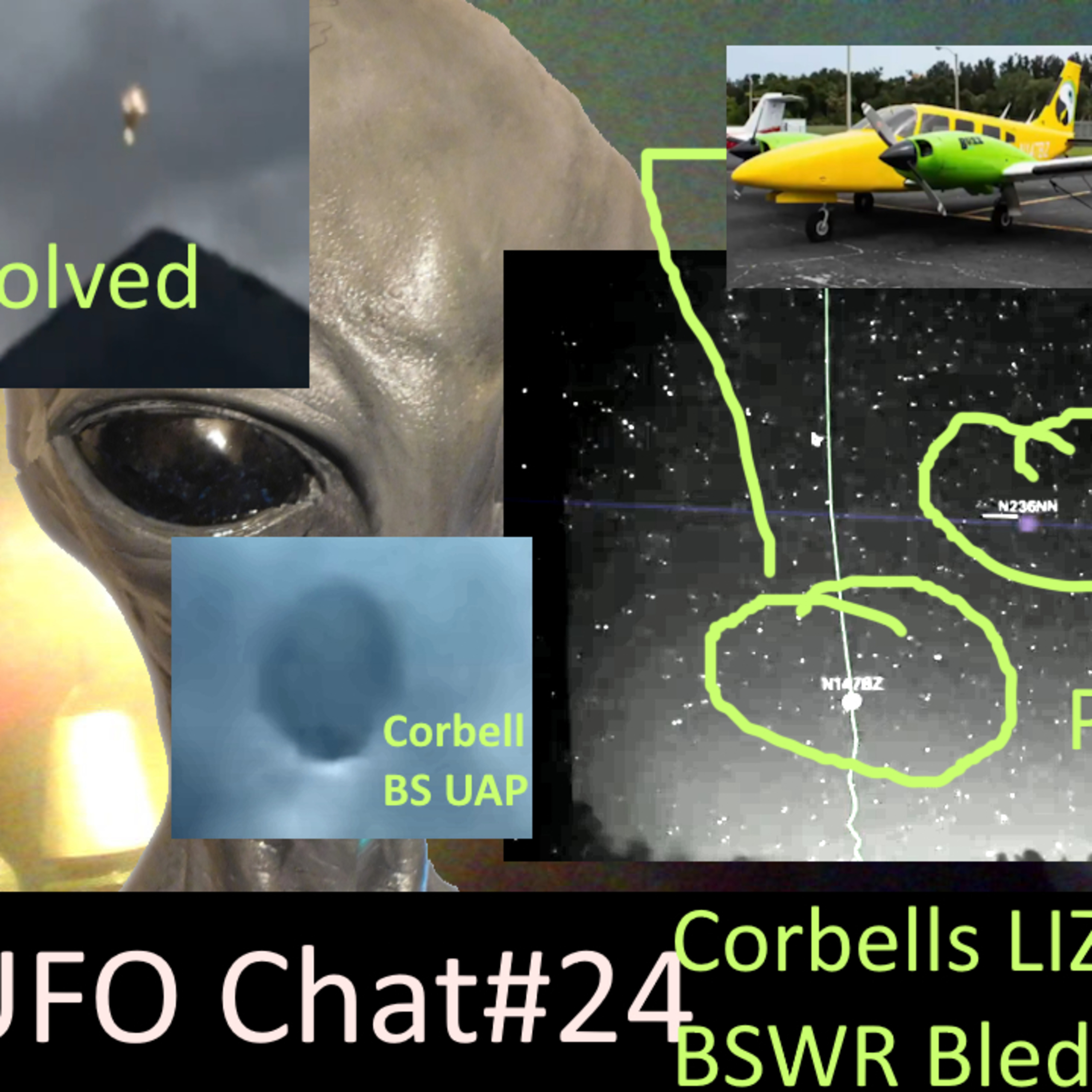 UFO Chat with Paul -24 Bledsoe's BSWR UFOs all solved and Corbells Disc and more! UFO vids analysis