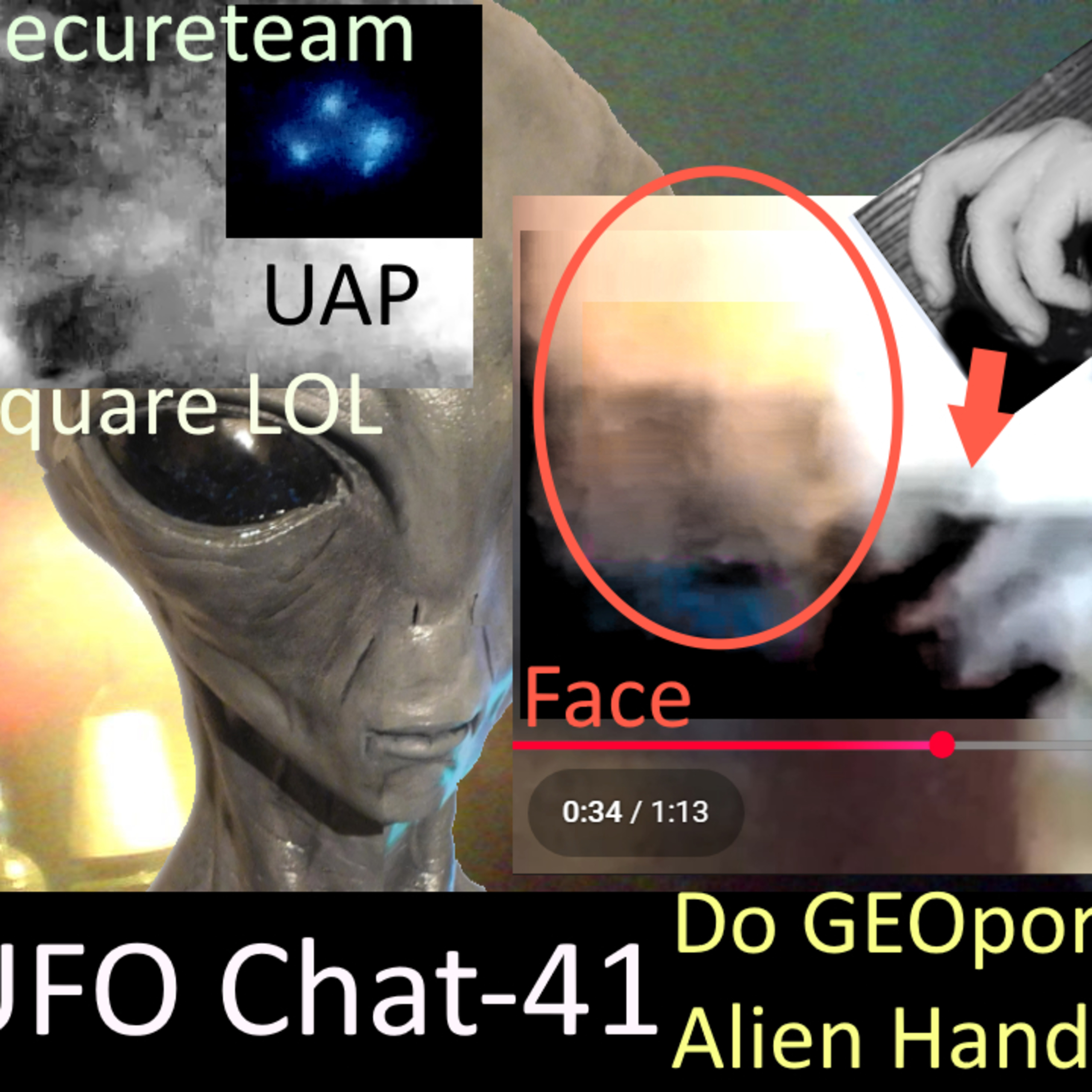 UFO Chat with Paul -41 GeoPort attracting Orbs Alien ghost hands and faces + UAP vids analyzed