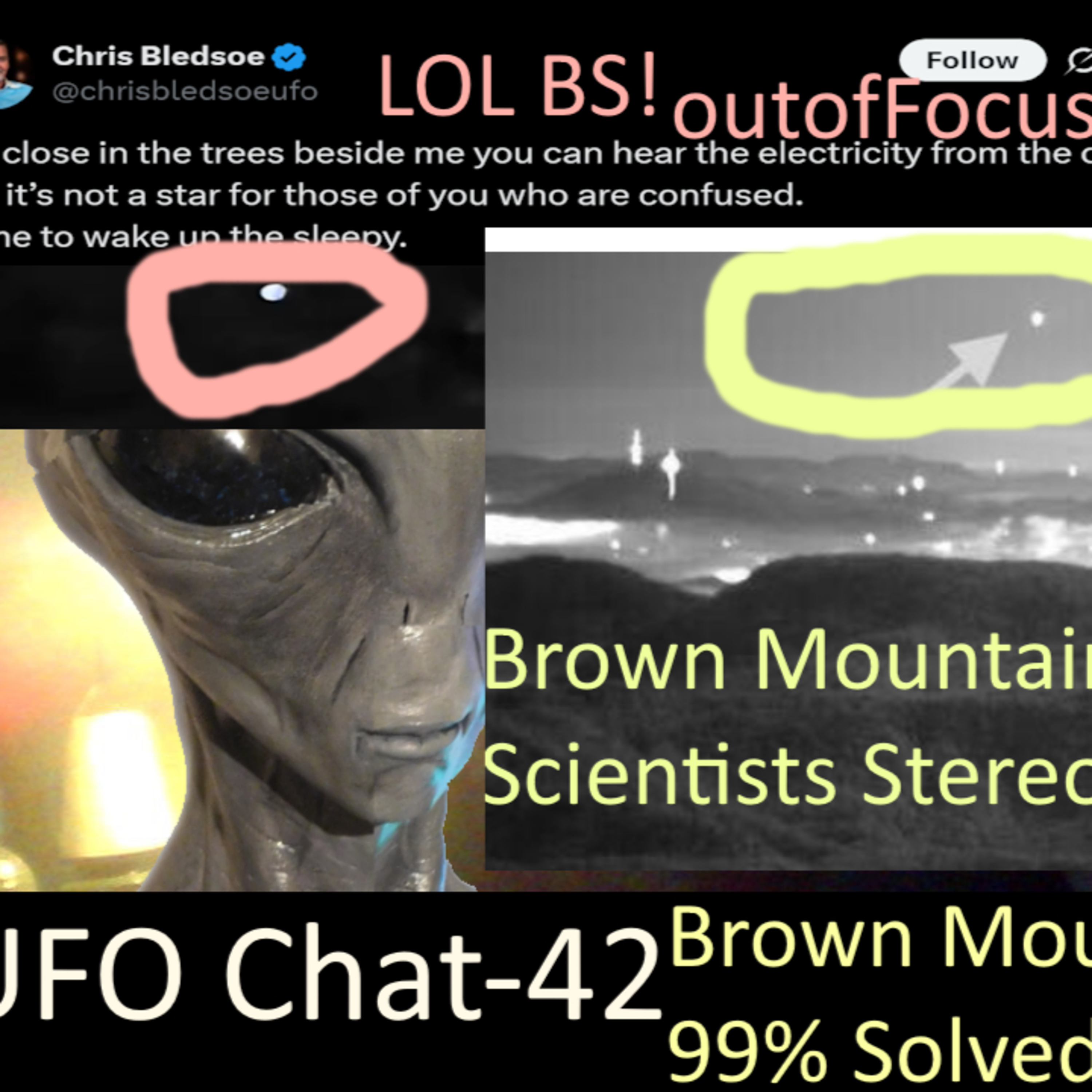 UFO Chat with Paul -42 Brown Mountain Lights some unexplained + Panama ET Busted + UAP vids analyzed
