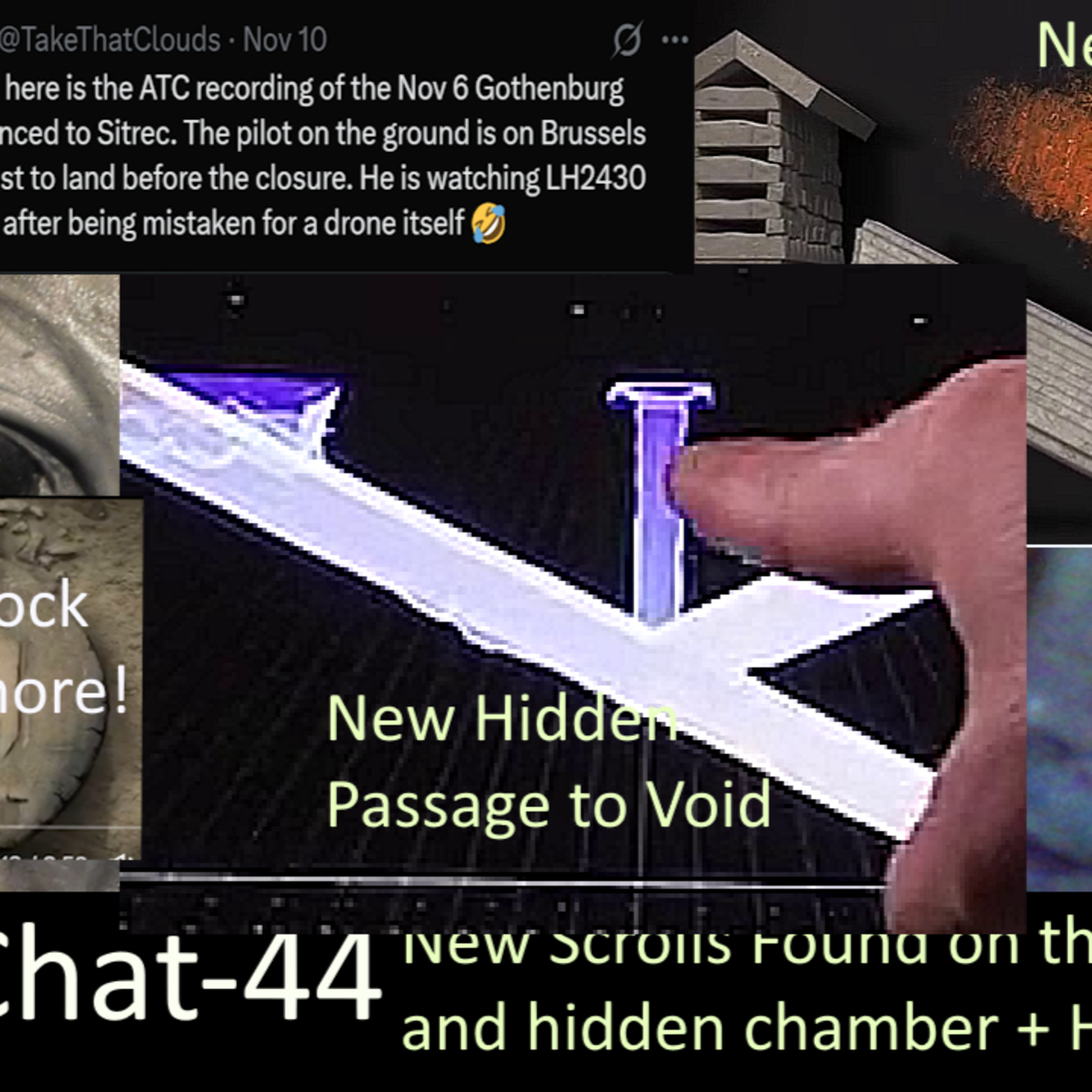 UFO Chat with Paul -44 New Scrolls tells how Pyramids got built+Baltic Sea rock BS+UAP vids analyzed