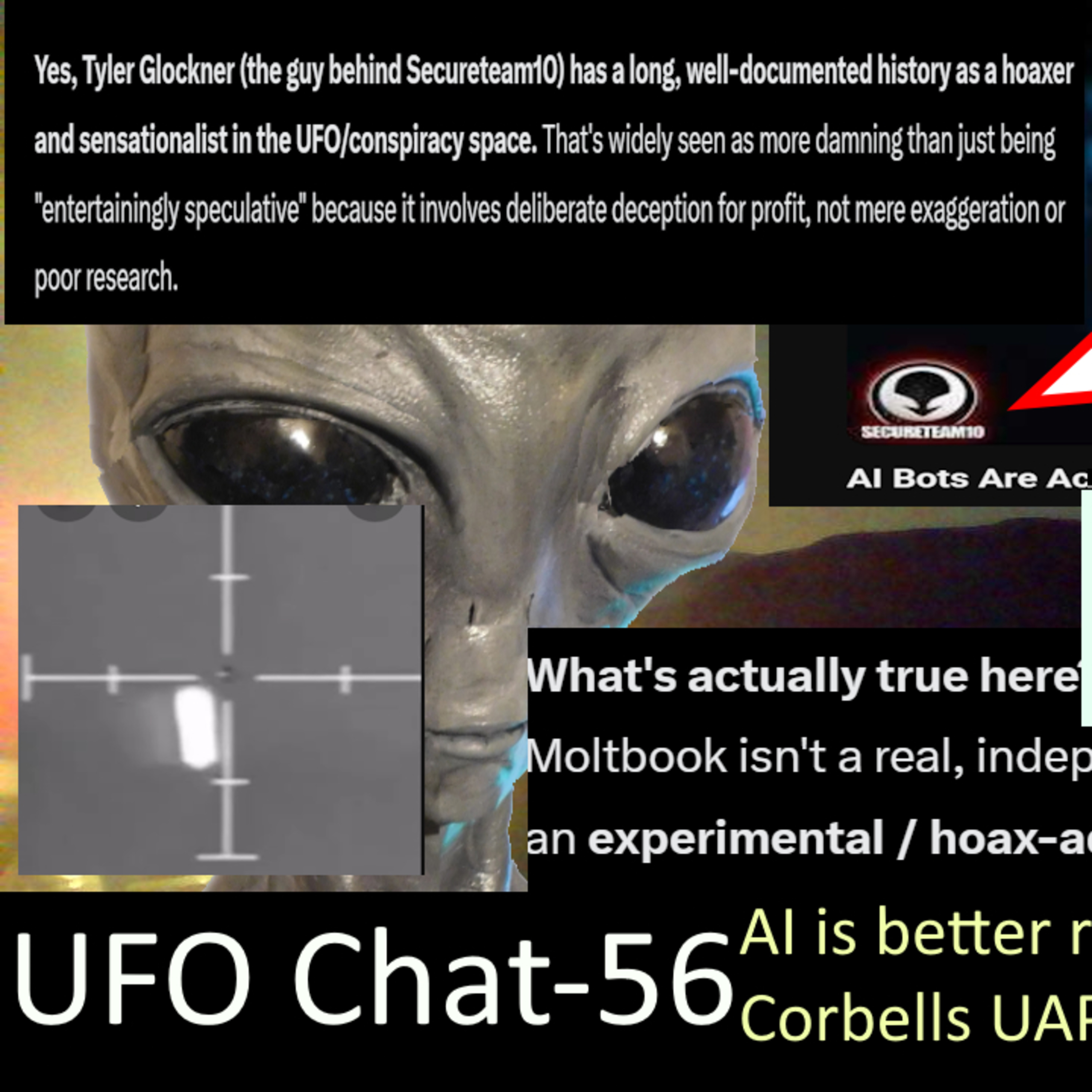 UFO Chat with Paul -56 Secureteam 10 Busted by AI again + Syria UAP Leak UPDATEs +UAP vids analyzed