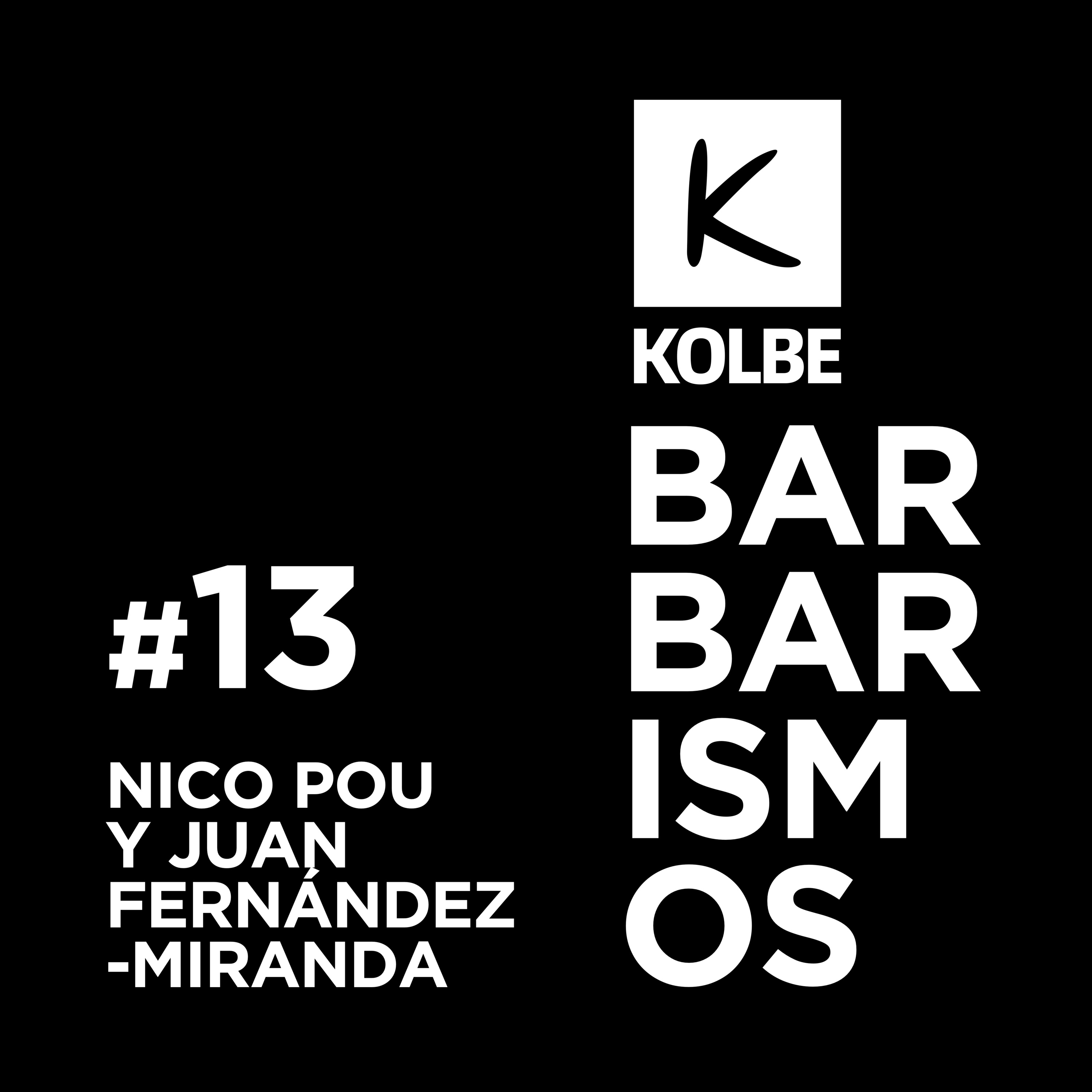 Portada de Barbarismos Kolbe