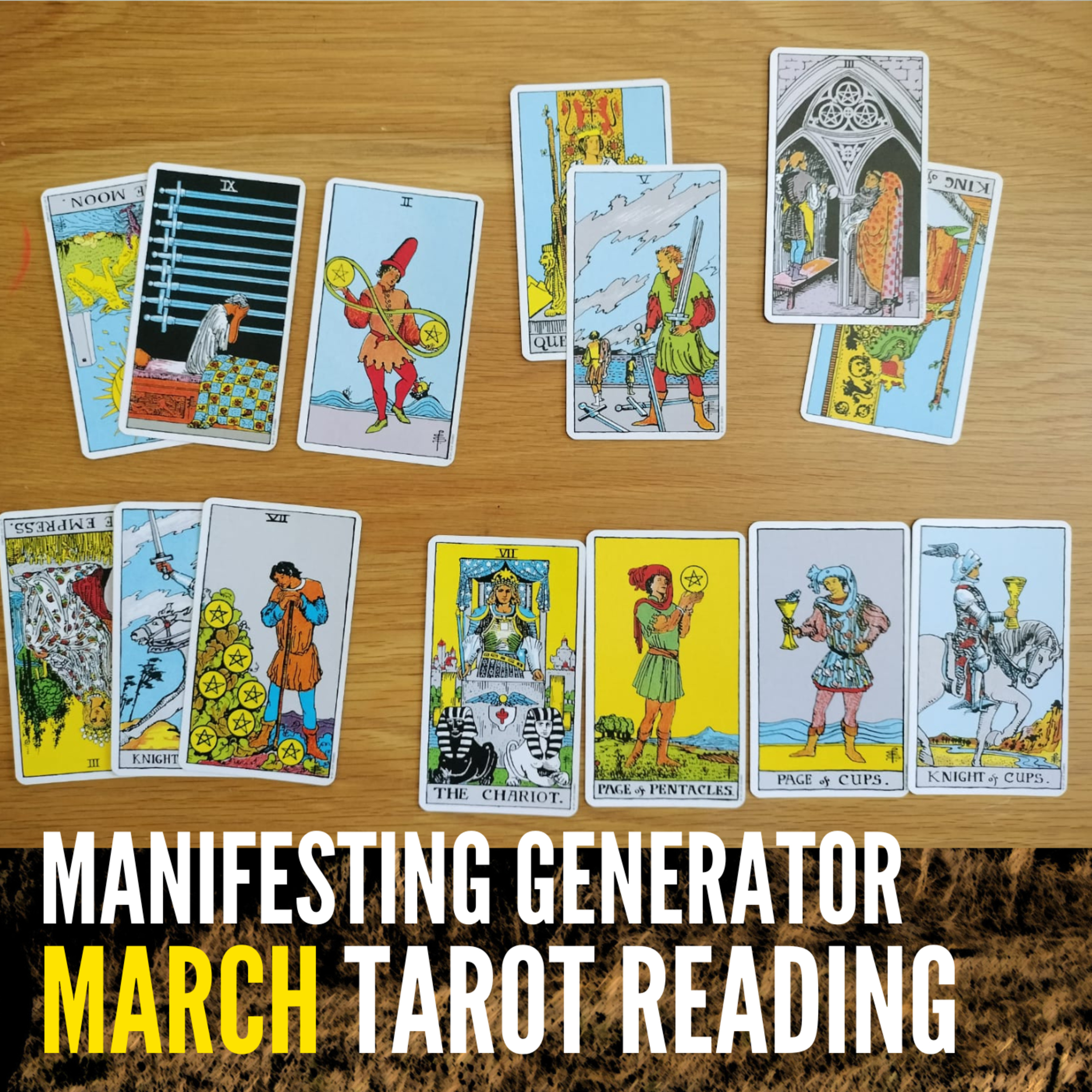 Ep. 11 - March Tarot Reading for Manifesting Generators 🔮 episode artwork