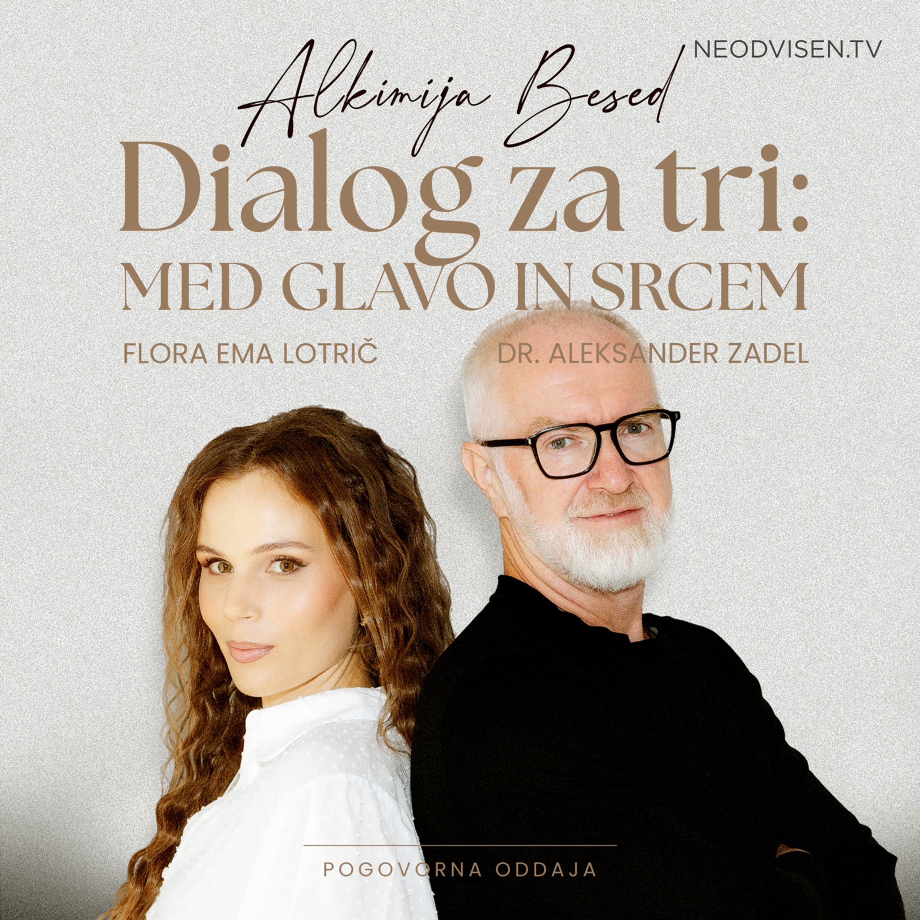 Med glavo in srcem - dialog za tri // gost: dr. Aleksander Zadel episode artwork