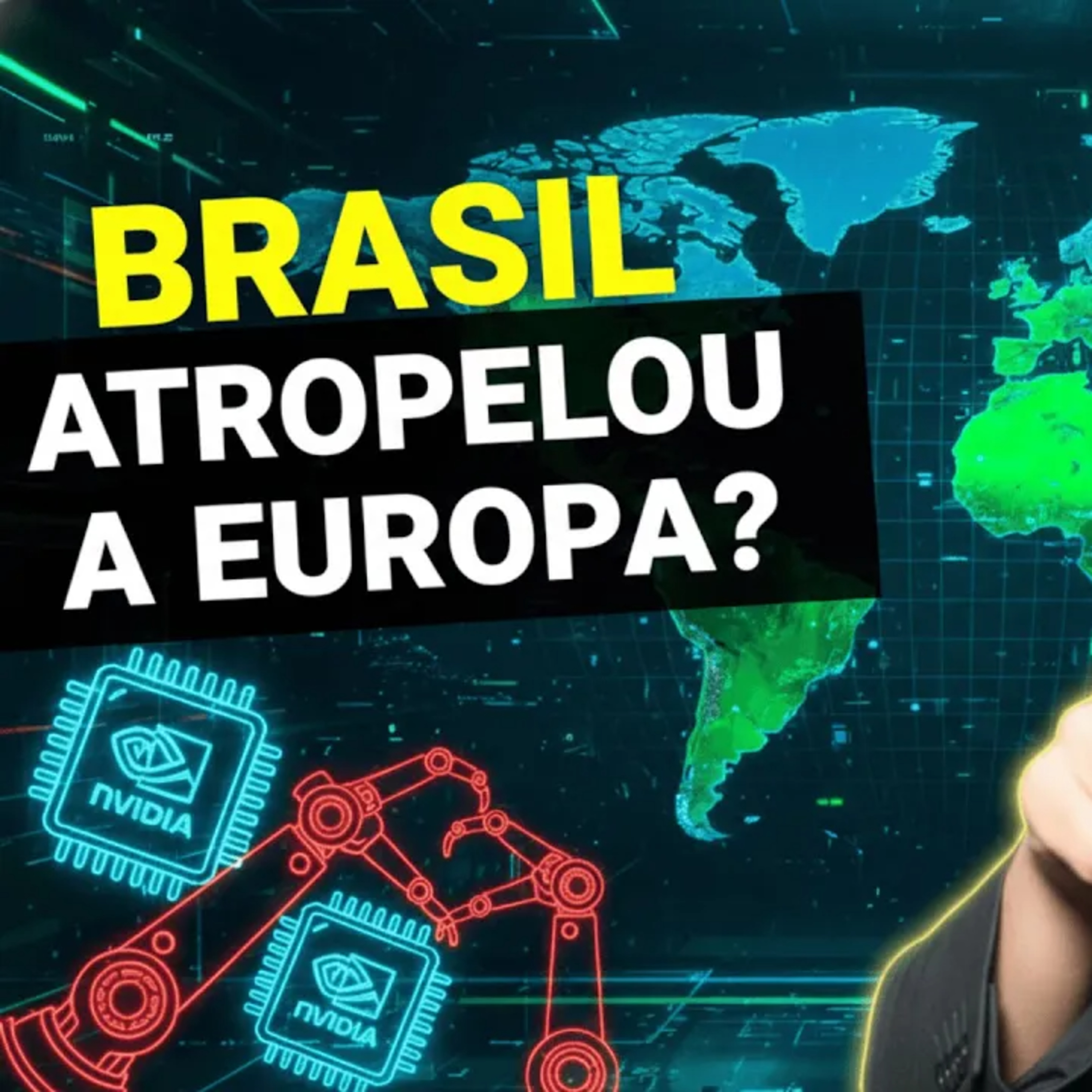 O que é IA? E Por que o BRASIL está dando um banho na Europa? Inteligência Artificial em 2026. episode artwork