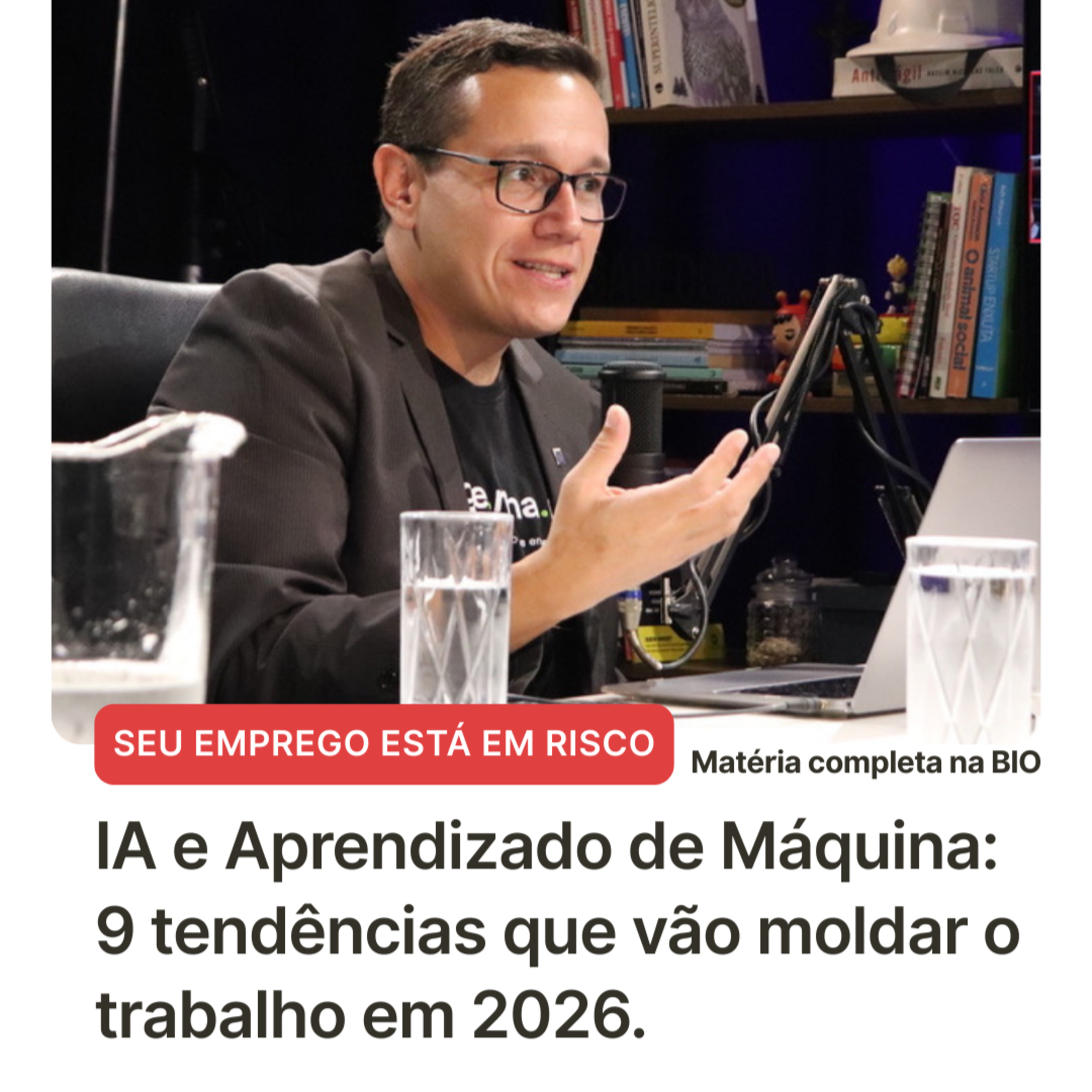 IA em 2026: 9 tendências que vão mudar o trabalho, o RH e as empresas (Gartner) episode artwork