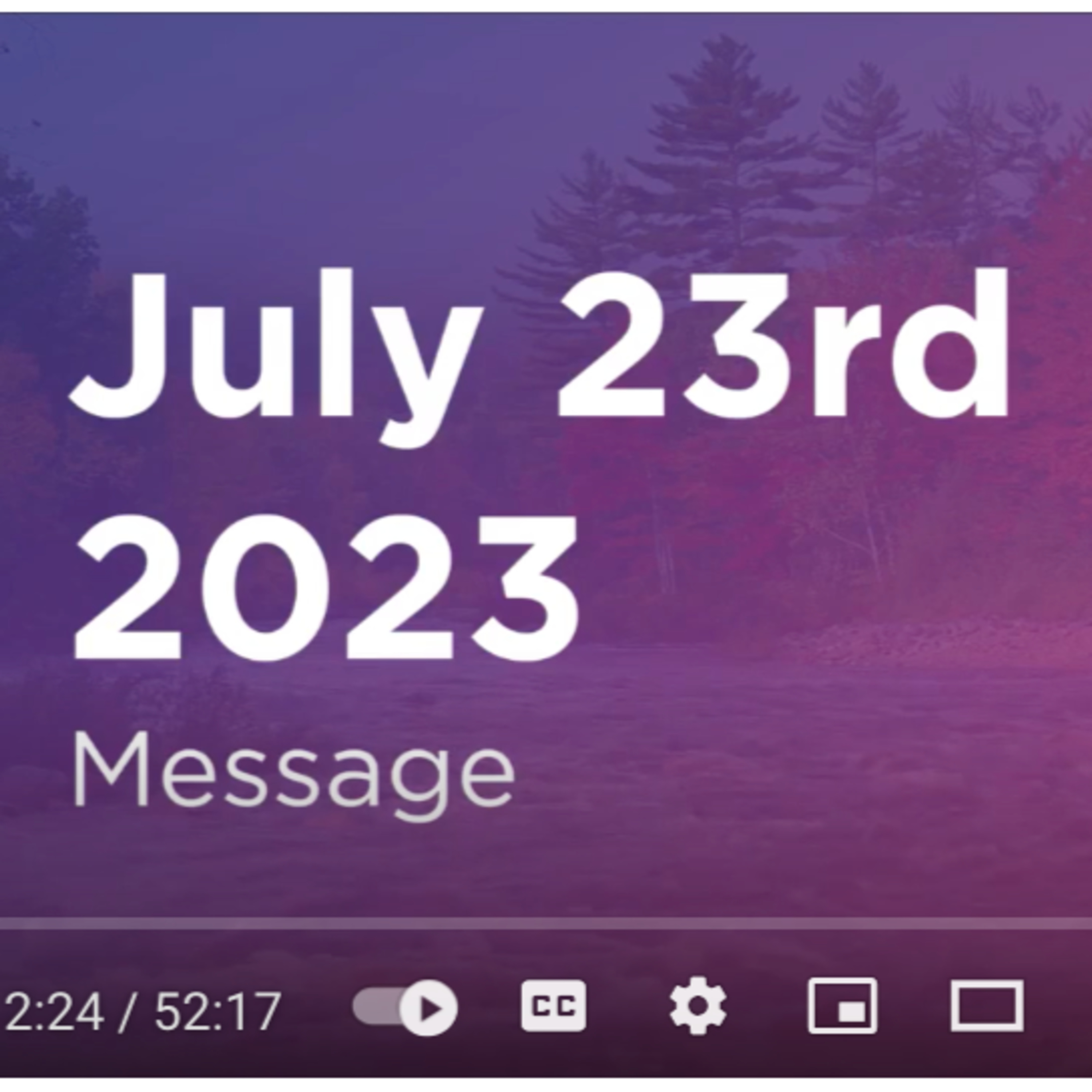 River of God Christian Center Messages