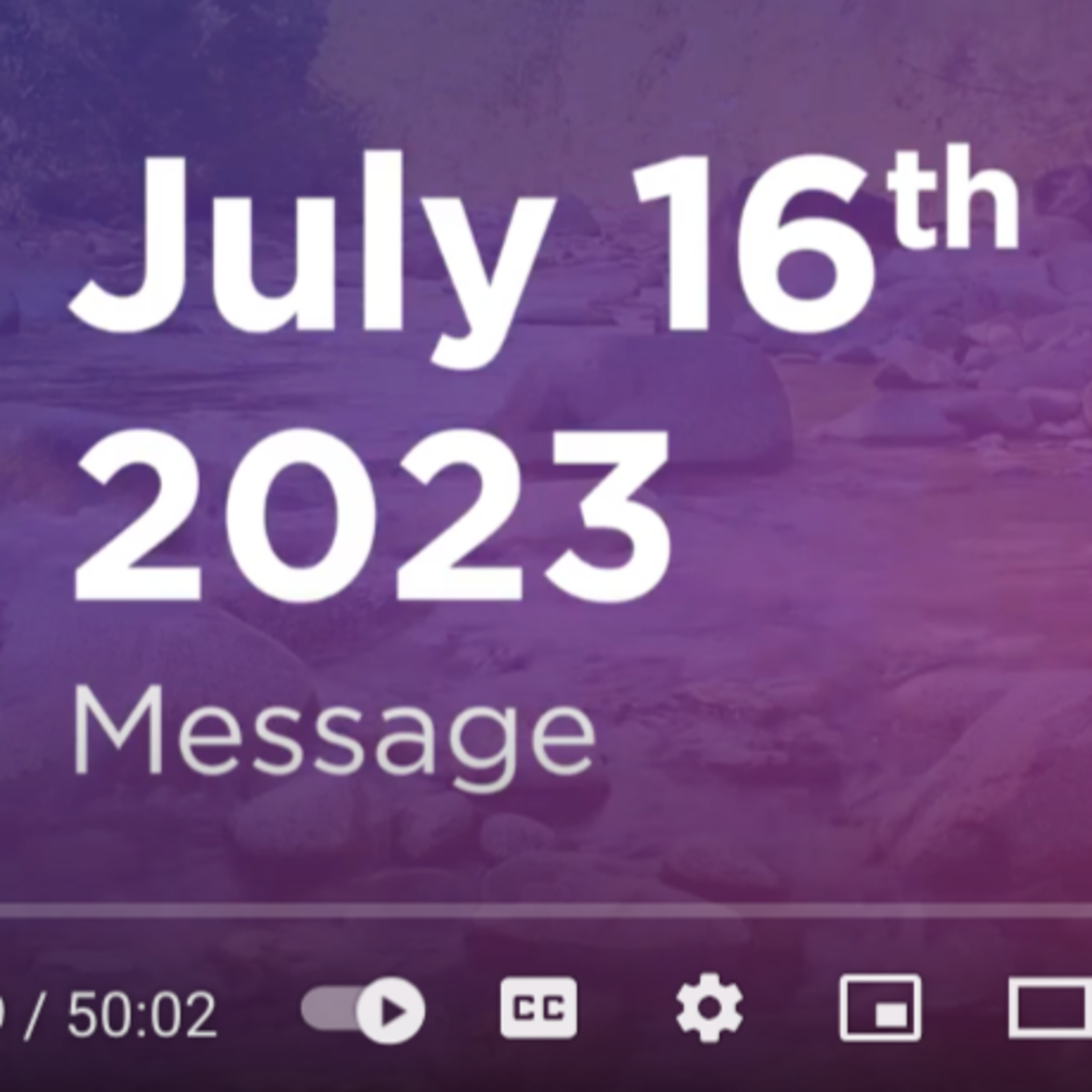 River of God Christian Center Messages
