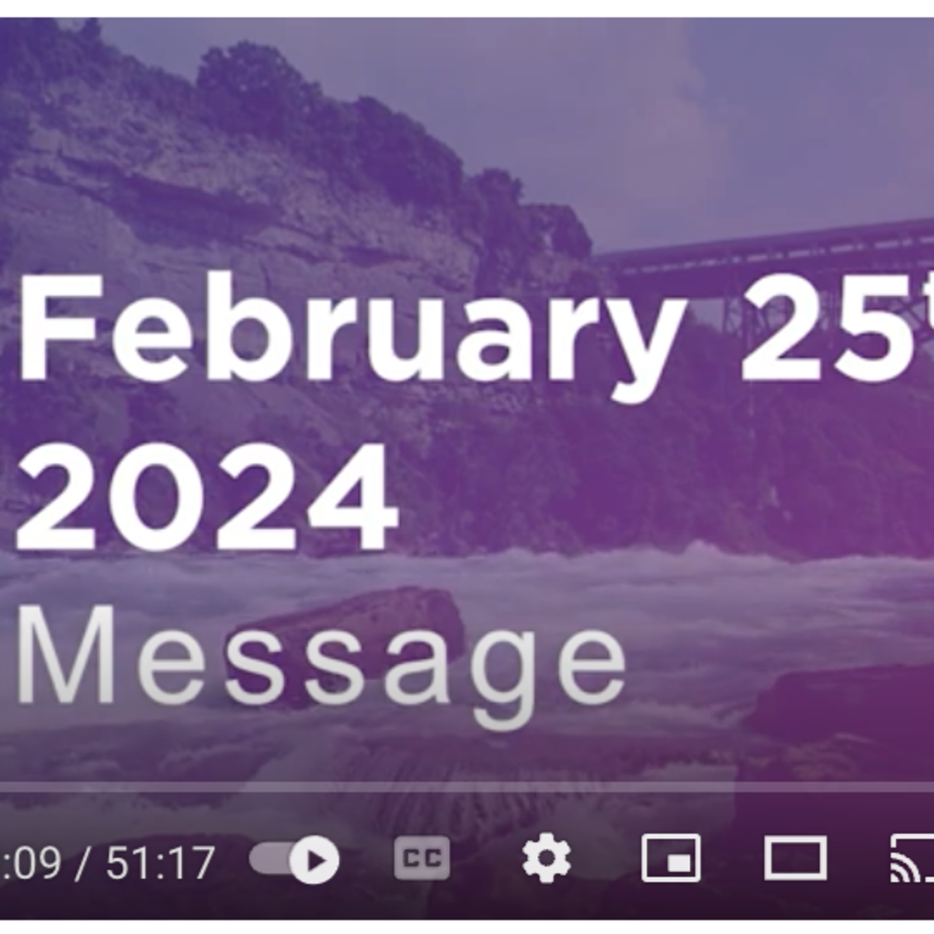 River of God Christian Center Messages