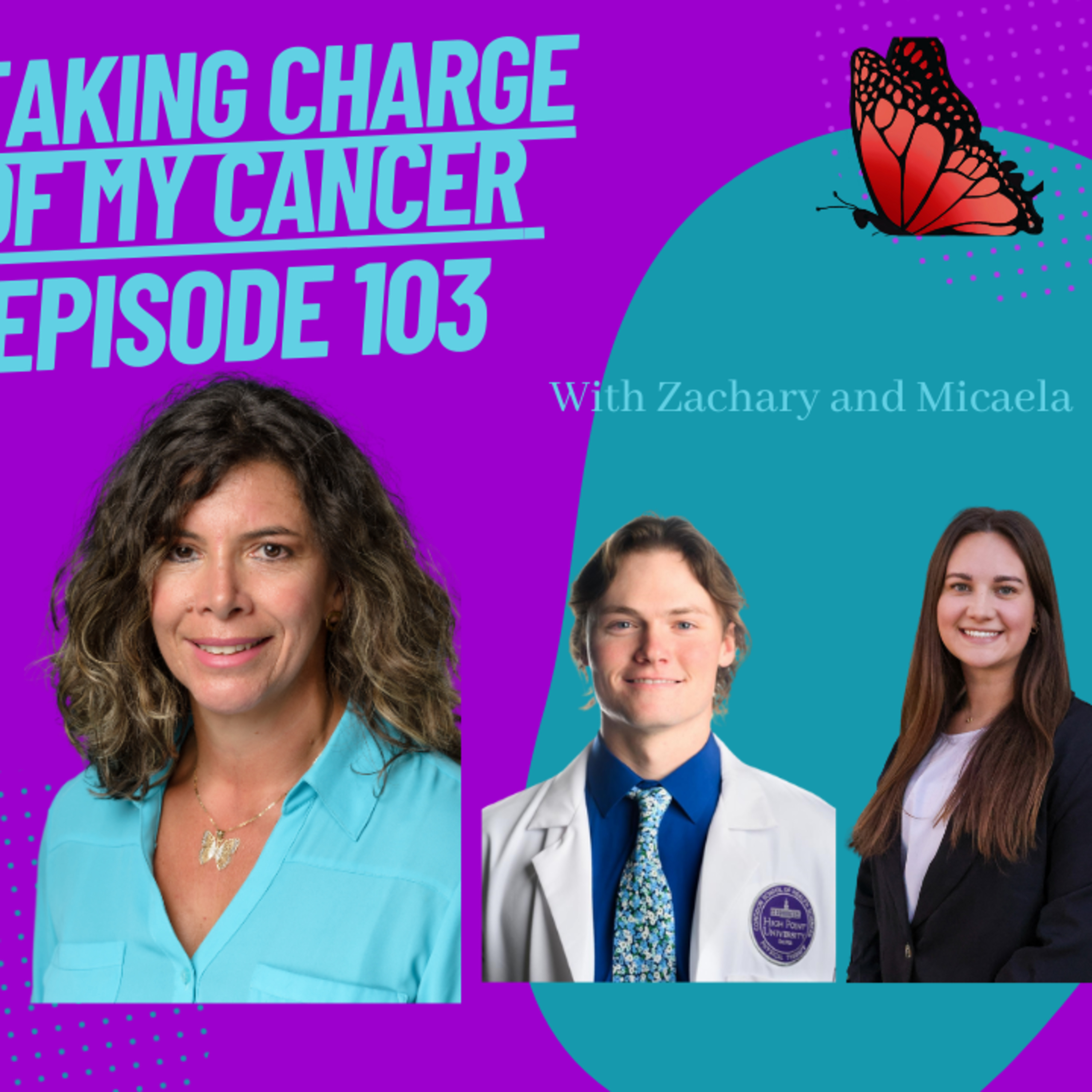 Episode 103 With Micaela and Zach Physical therapy students and their story treating patients with a cancer diagnose . episode artwork