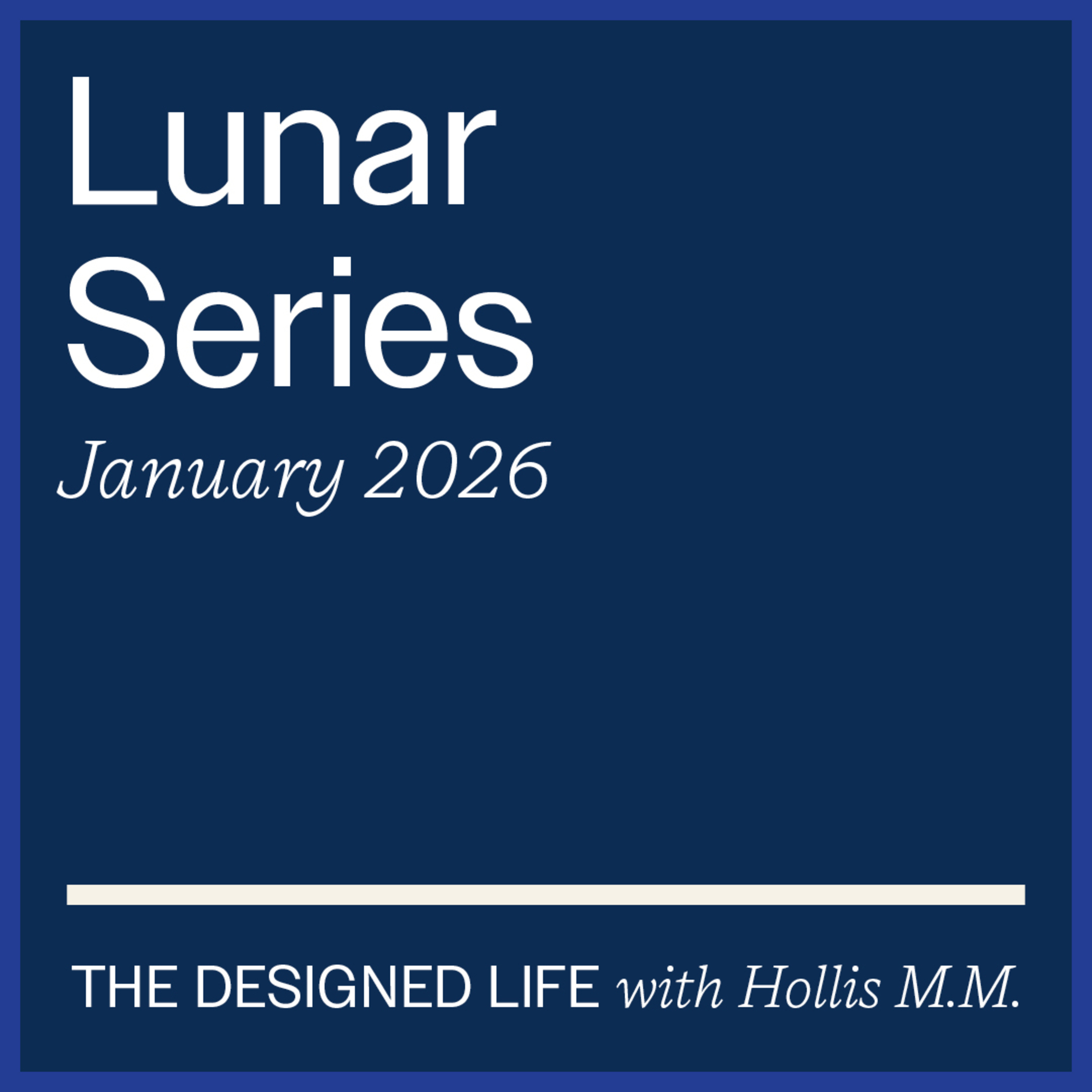Lunar Series · January 2026: Cancer Full Moon & Capricorn New Moon