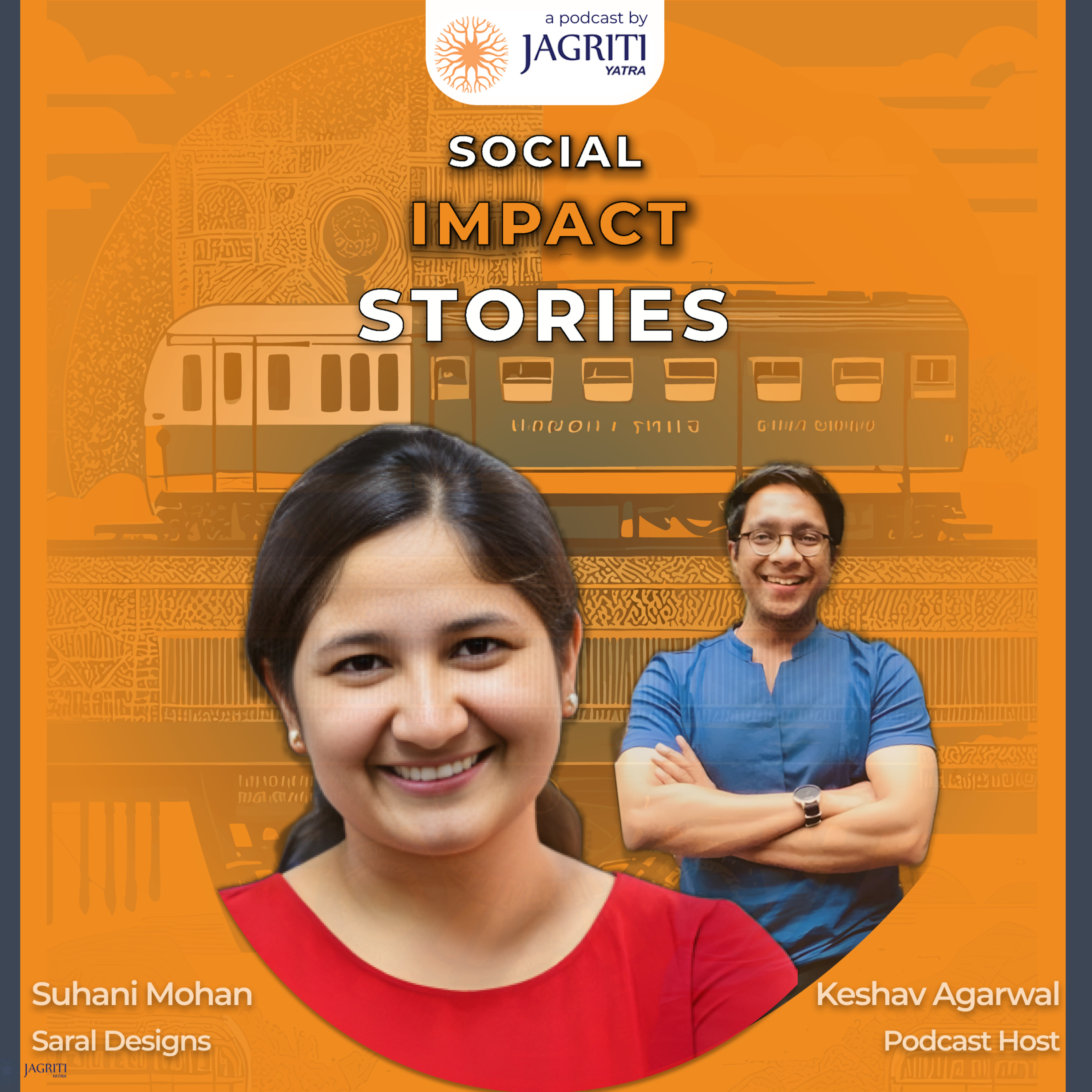 Social Impact Stories: A Jagriti Yatra podcast in Hinglish by Keshav Aggarwal