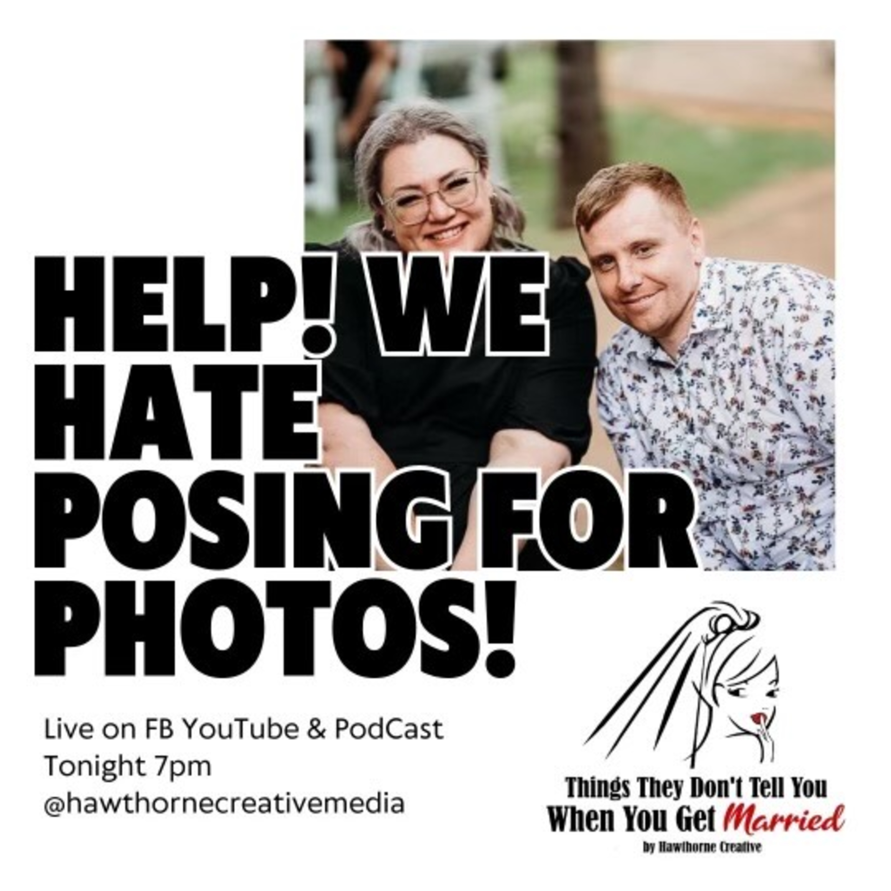 Help! We Hate Posing for Photos!