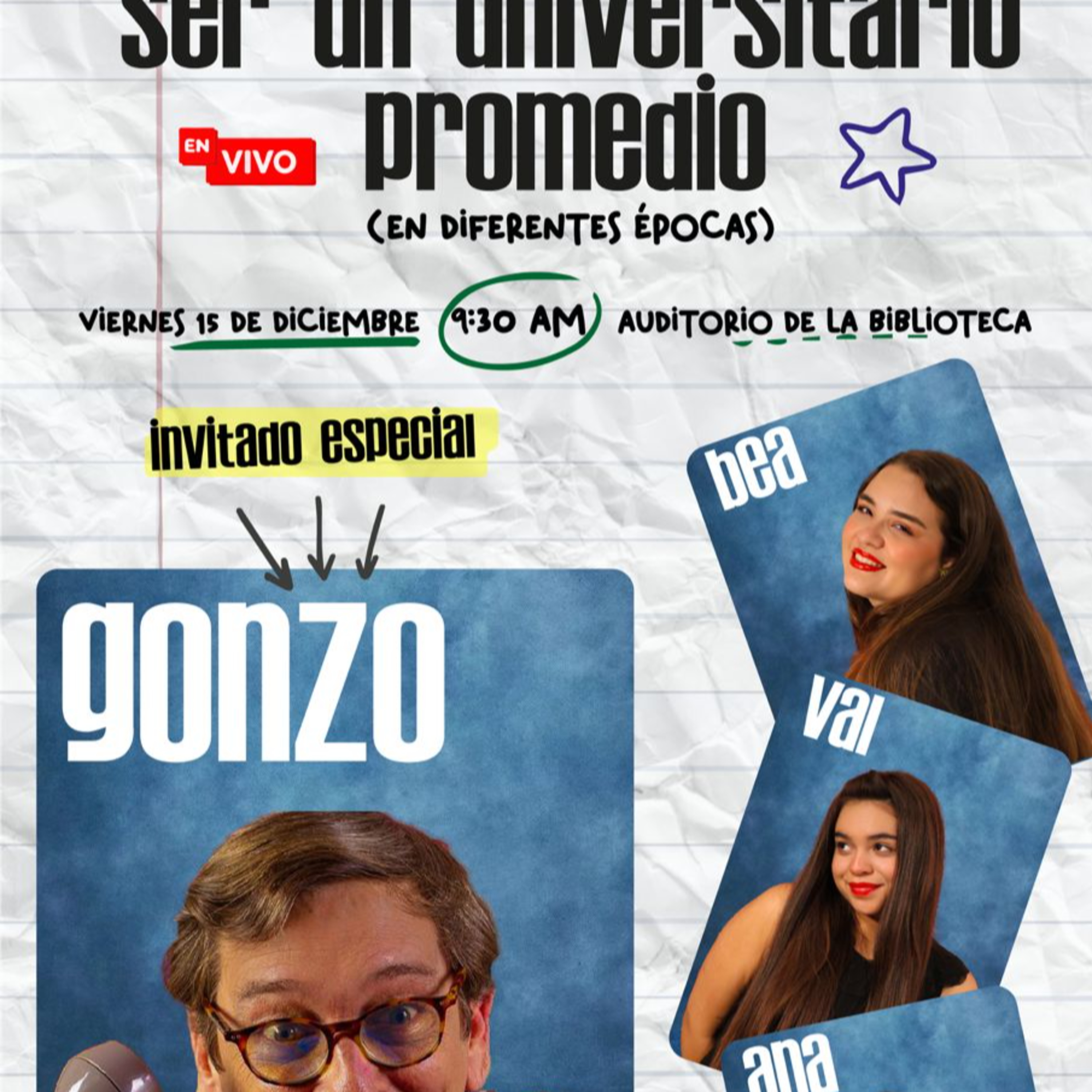 EP28: Ser un universitario promedio (en diferentes épocas) ft. Gonzalo Velasco de Atemporados episode artwork
