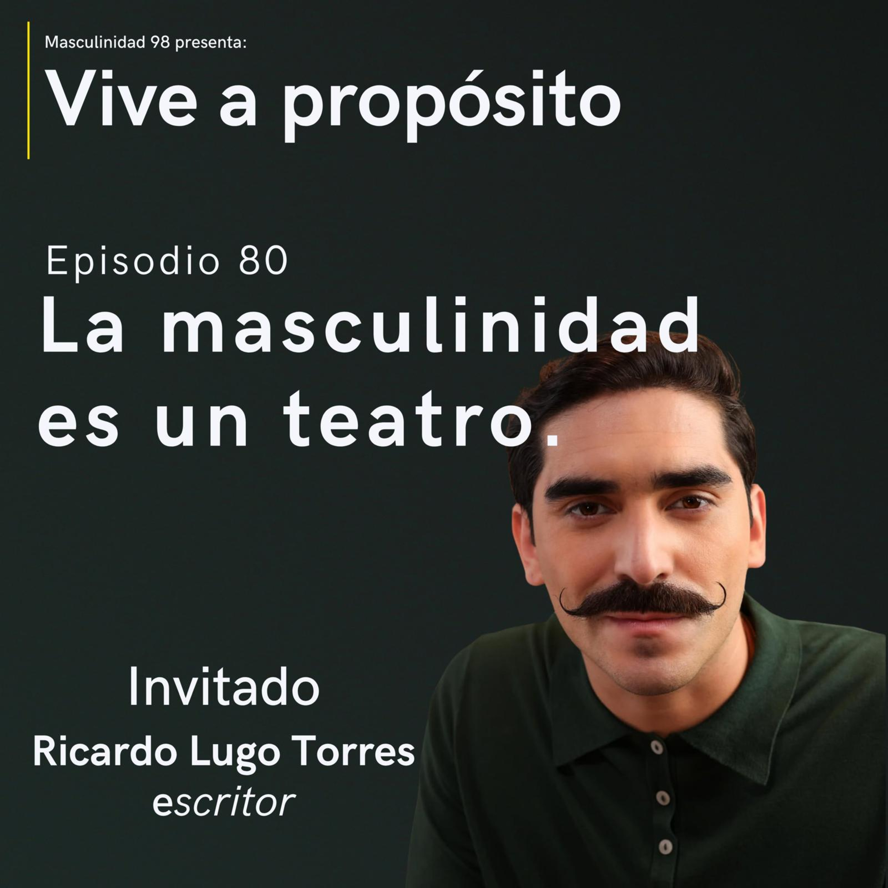 80. La masculinidad es un teatro. ft. Ricardo Lugo Torres episode artwork