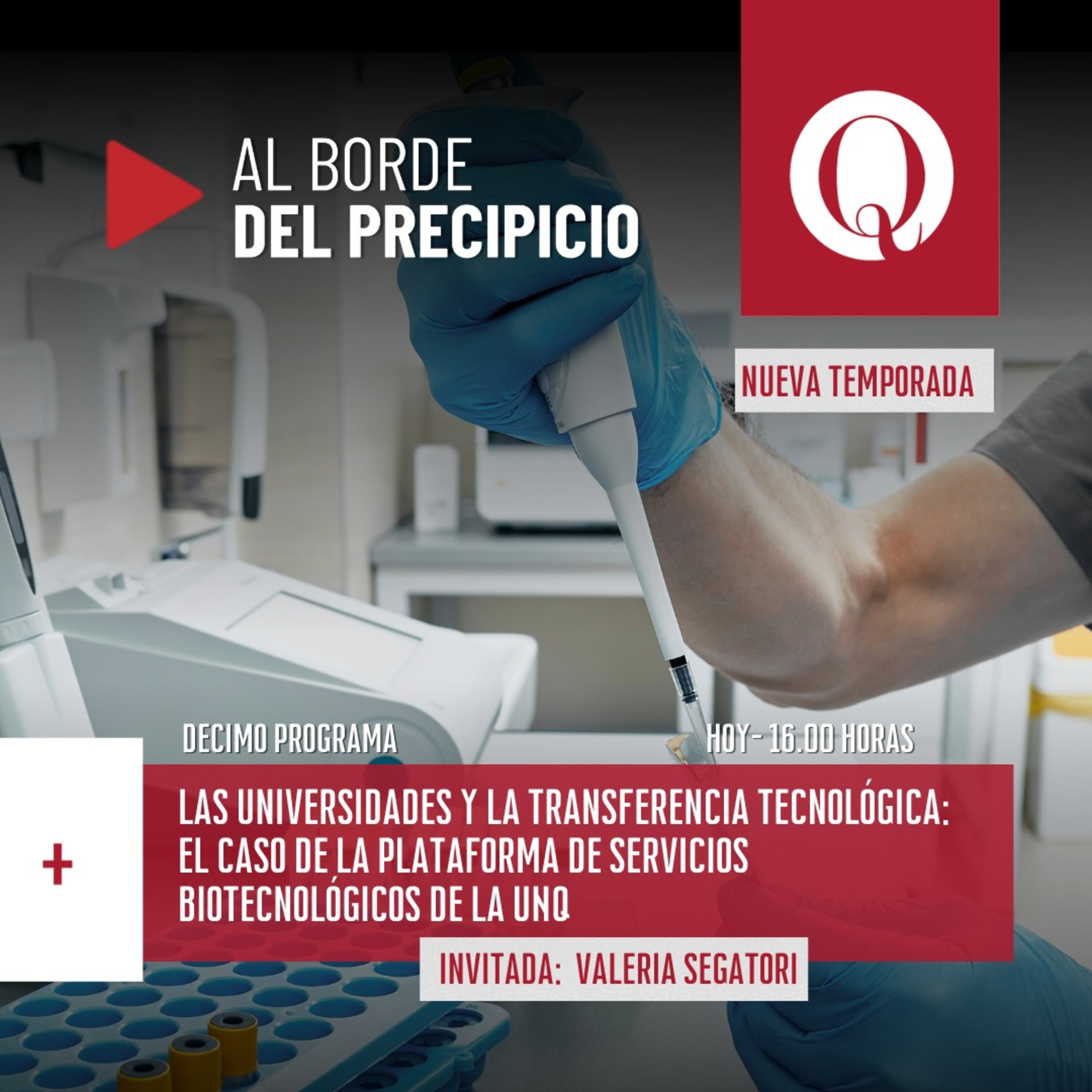 Al borde del precipicio: «Las universidades y la transferencia tecnológica» con Valeria Segatori  episode artwork