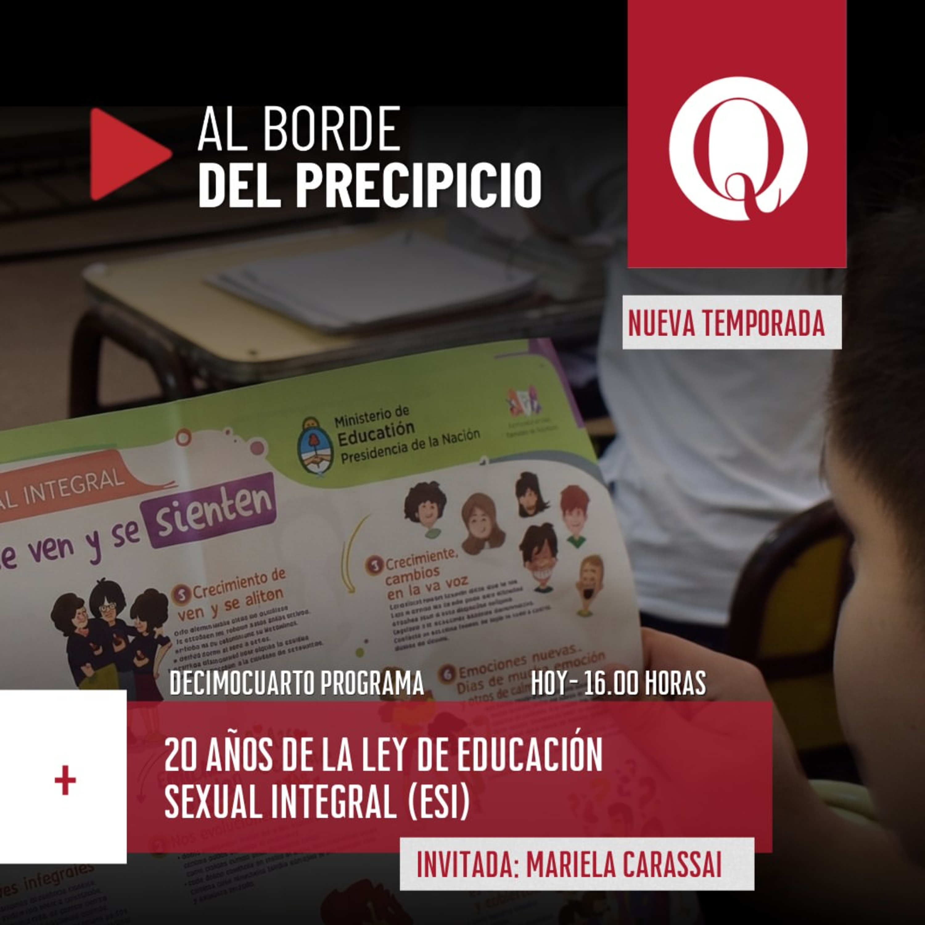Al borde del precipicio: «A 20 años de la Ley de Educación Sexual Integral (ESI)» con Mariela Carassai episode artwork