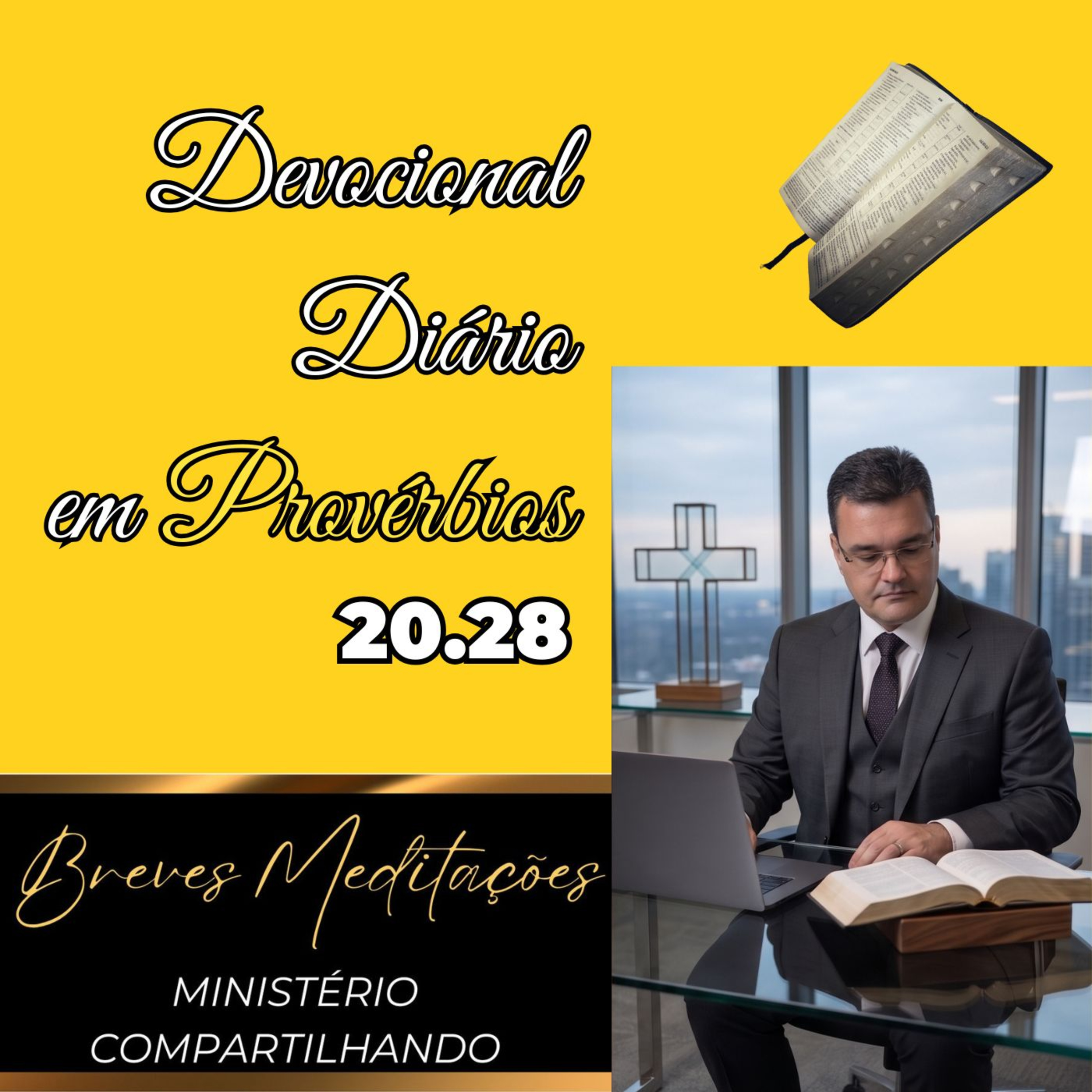Meditação Cristã - Devocional Diário em Provérbios - Liderar segundo a vontade de Deus episode artwork