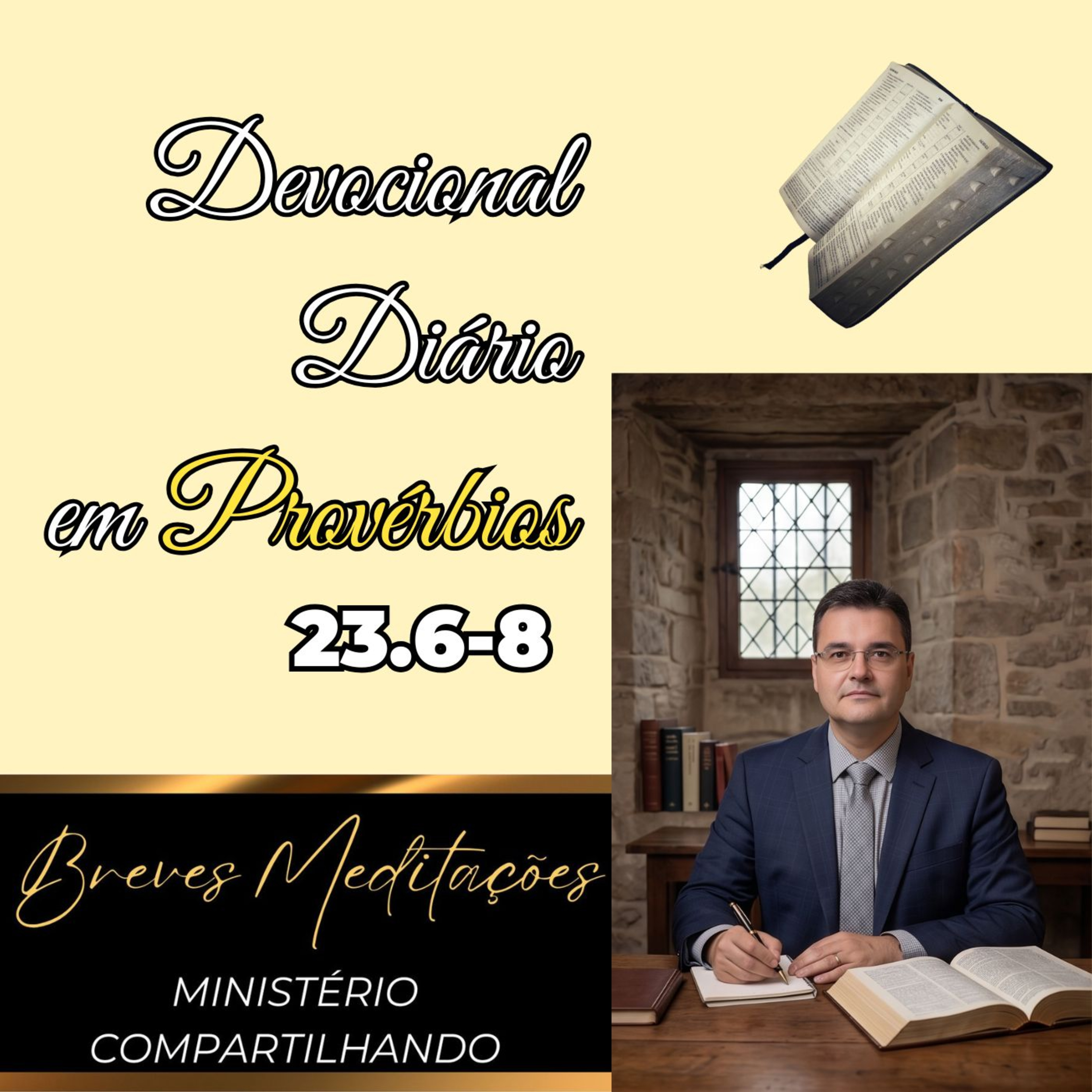 Meditação Cristã - Devocional Diário em Provérbios - Doar com alegria episode artwork