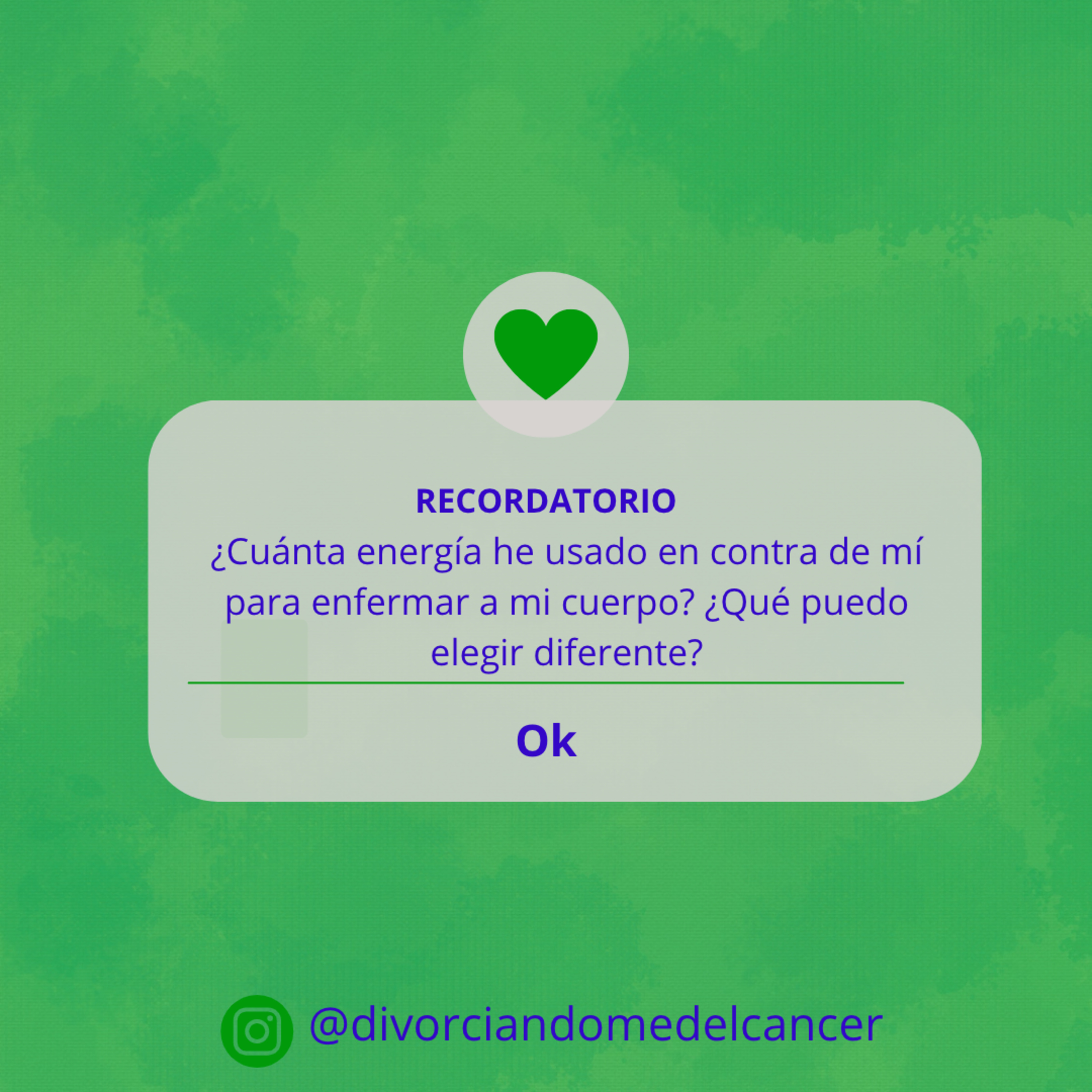 Divorciandome del Cancer con amabilidad