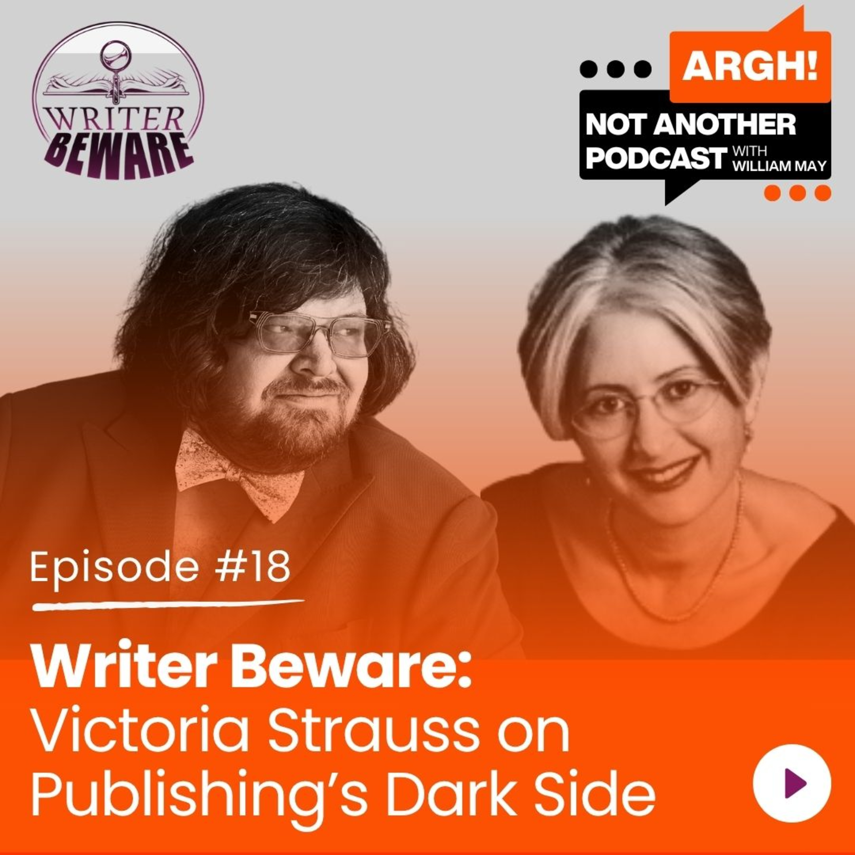 Episode 18 - Writer Beware: Victoria Strauss on Publishing’s Dark Side episode artwork