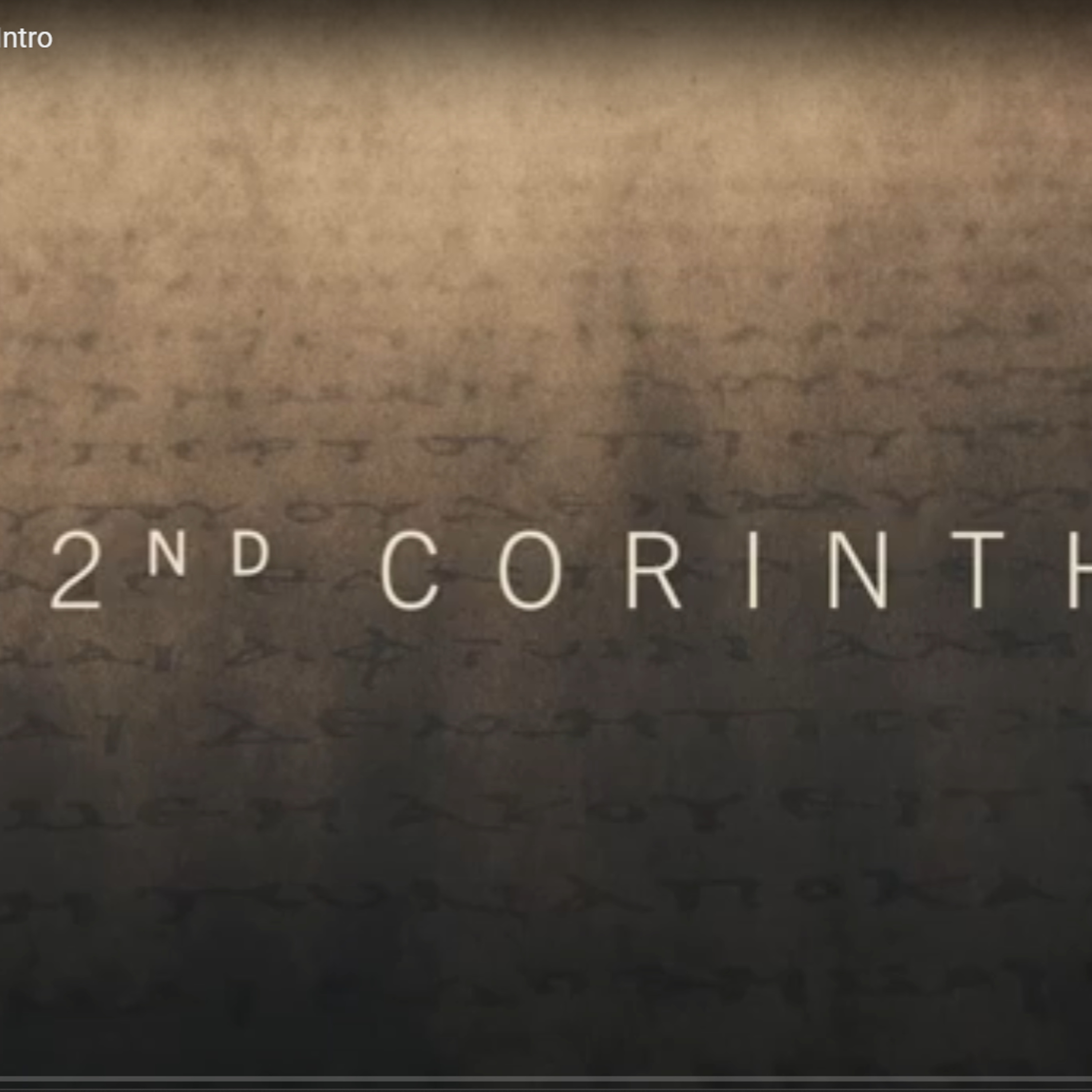 Introduction to 2 Corinthians episode artwork