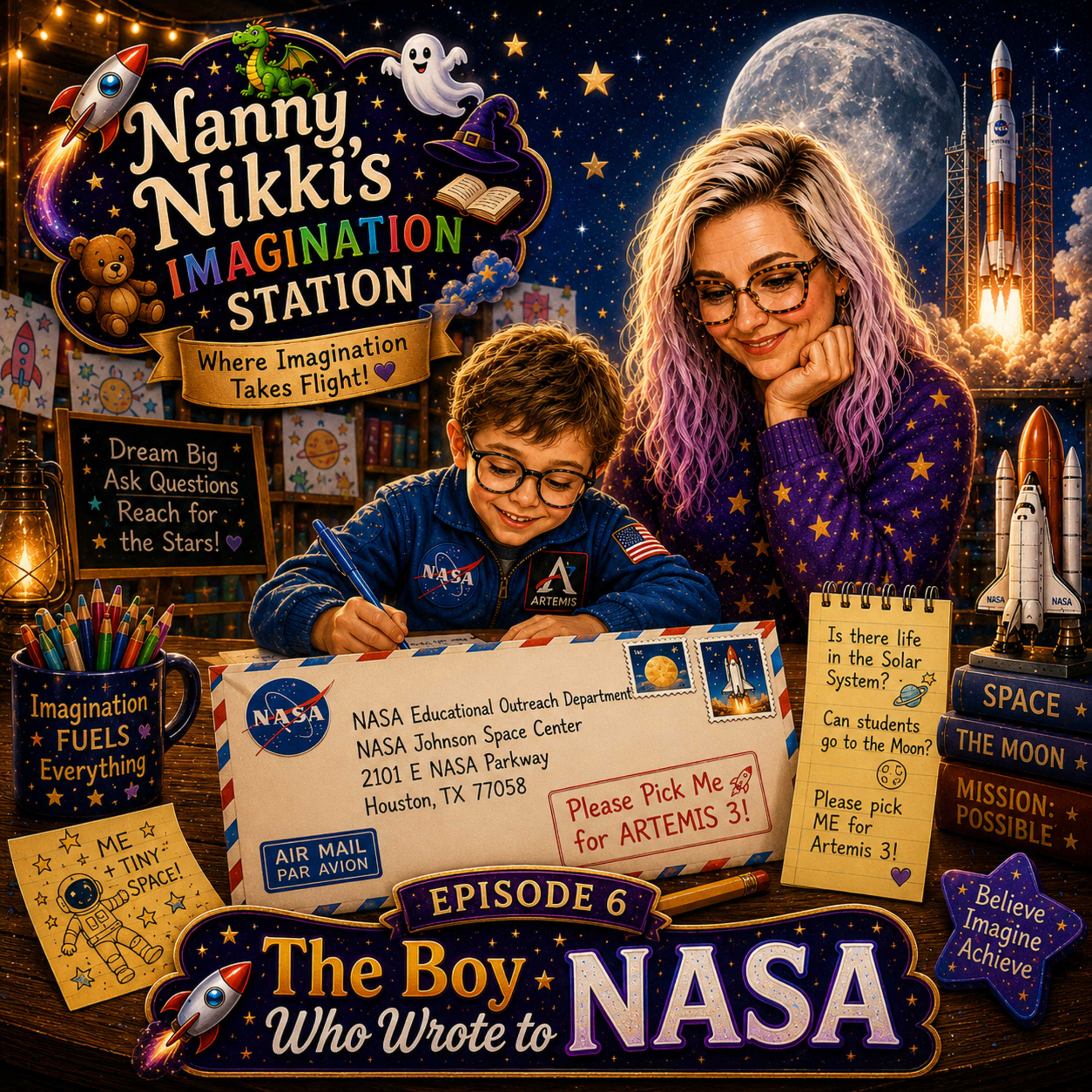 The Boy who wrote to NASA  episode artwork