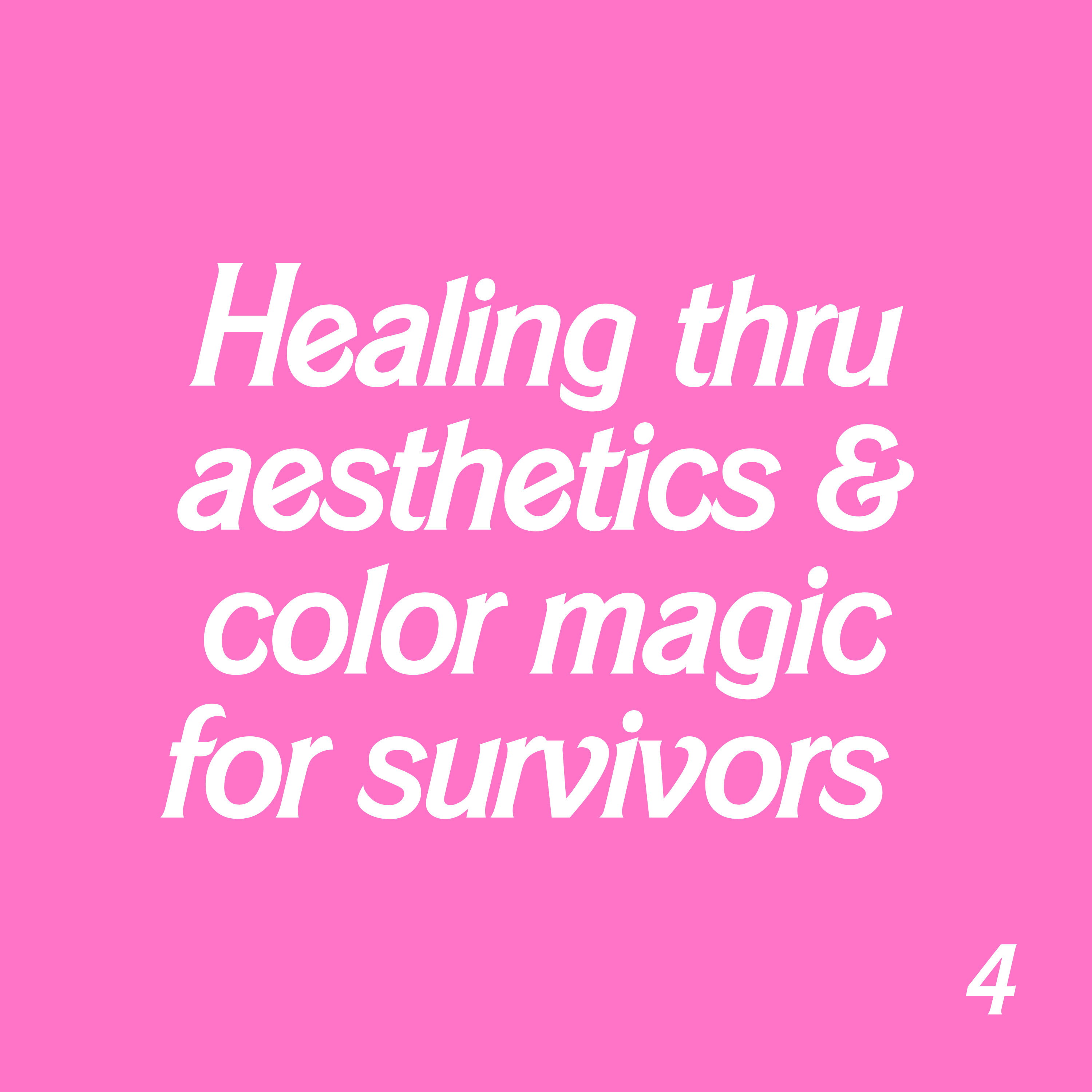 Healing is the Best Revenge
