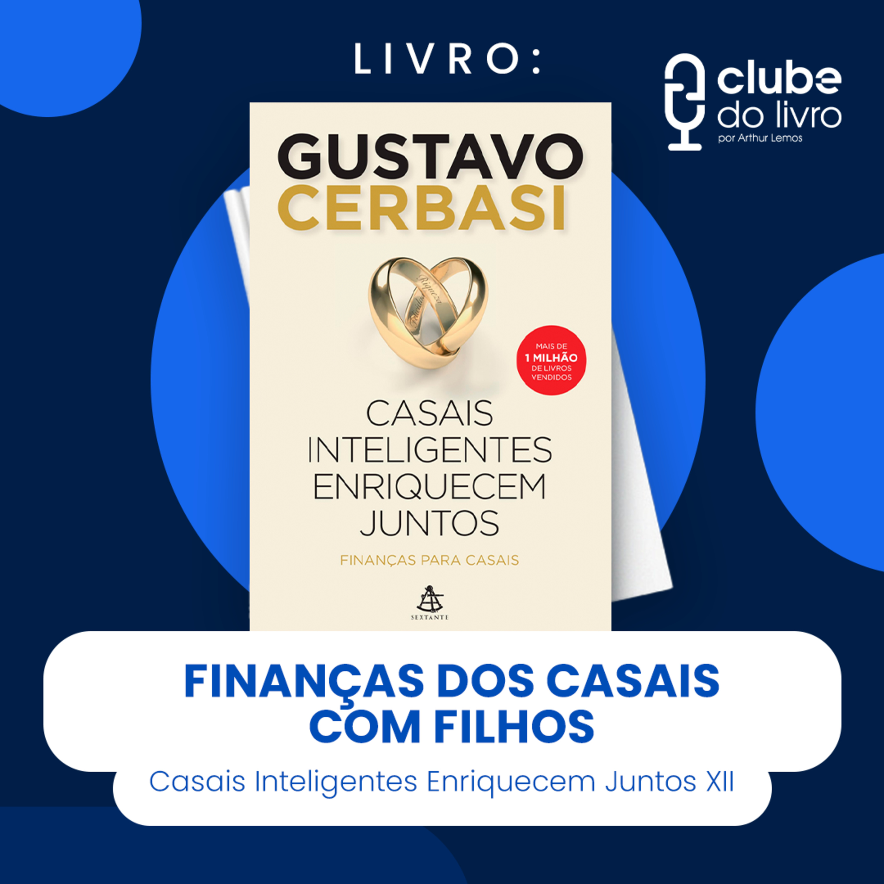 CASAIS INTELIGENTES ENRIQUECEM JUNTOS #XII - FINANÇAS DOS CASAIS COM FILHOS (CLUBE DO LIVRO) episode artwork