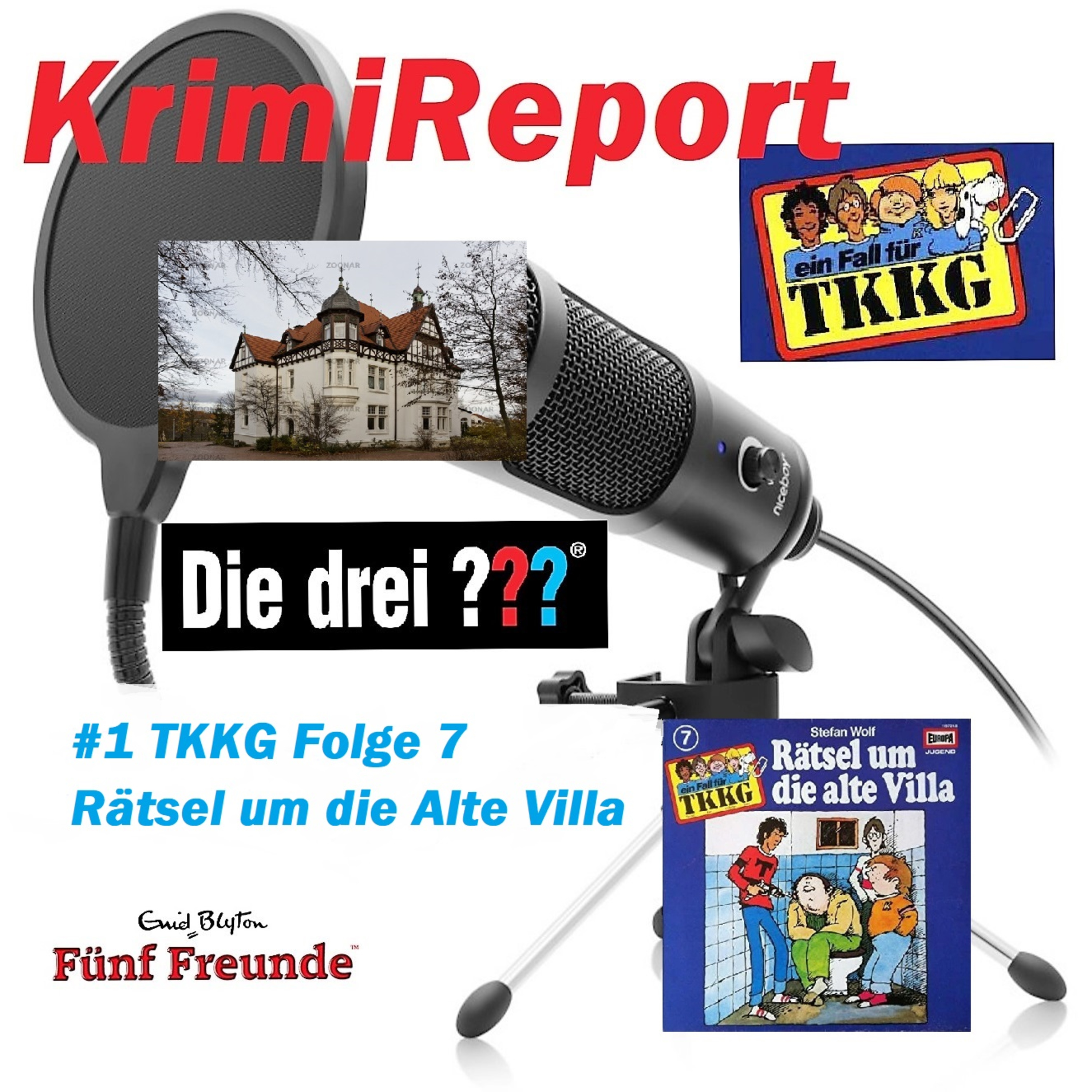 KrimiReport - der Hörspielpodcast | TKKG | Die drei ??? | Fünf Freude |