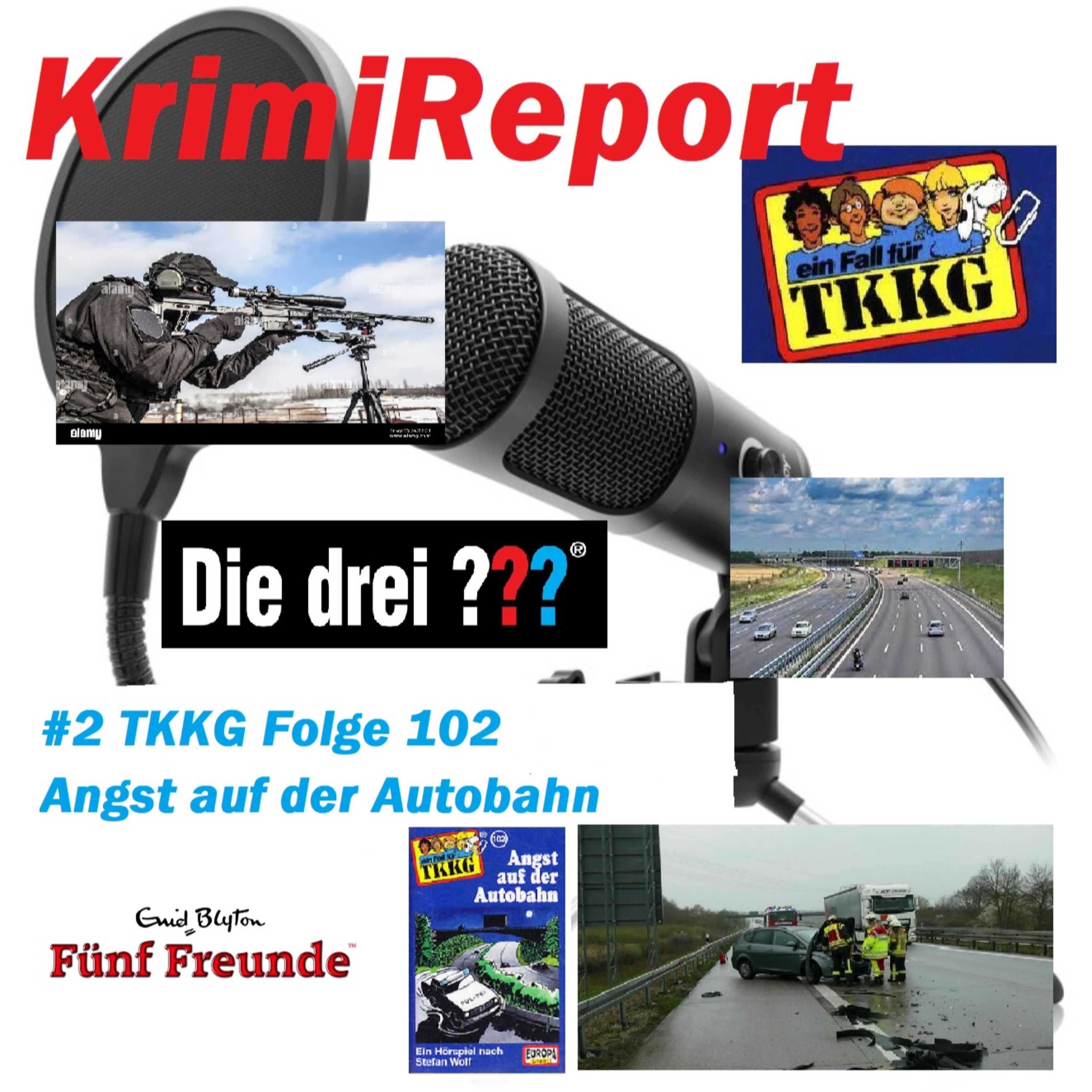 KrimiReport - der Hörspielpodcast | TKKG | Die drei ??? | Fünf Freude |