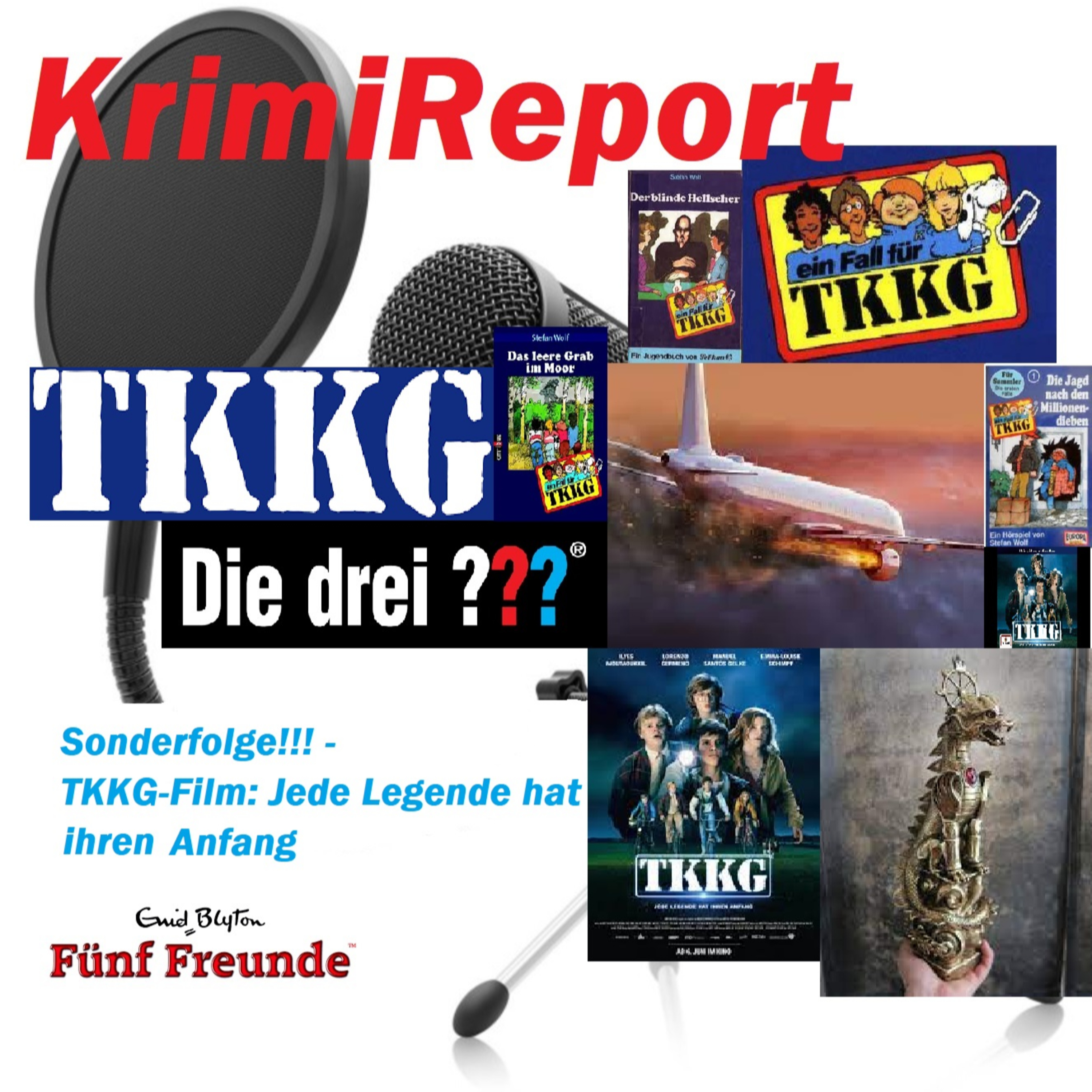 KrimiReport - der Hörspielpodcast | TKKG | Die drei ??? | Fünf Freude |