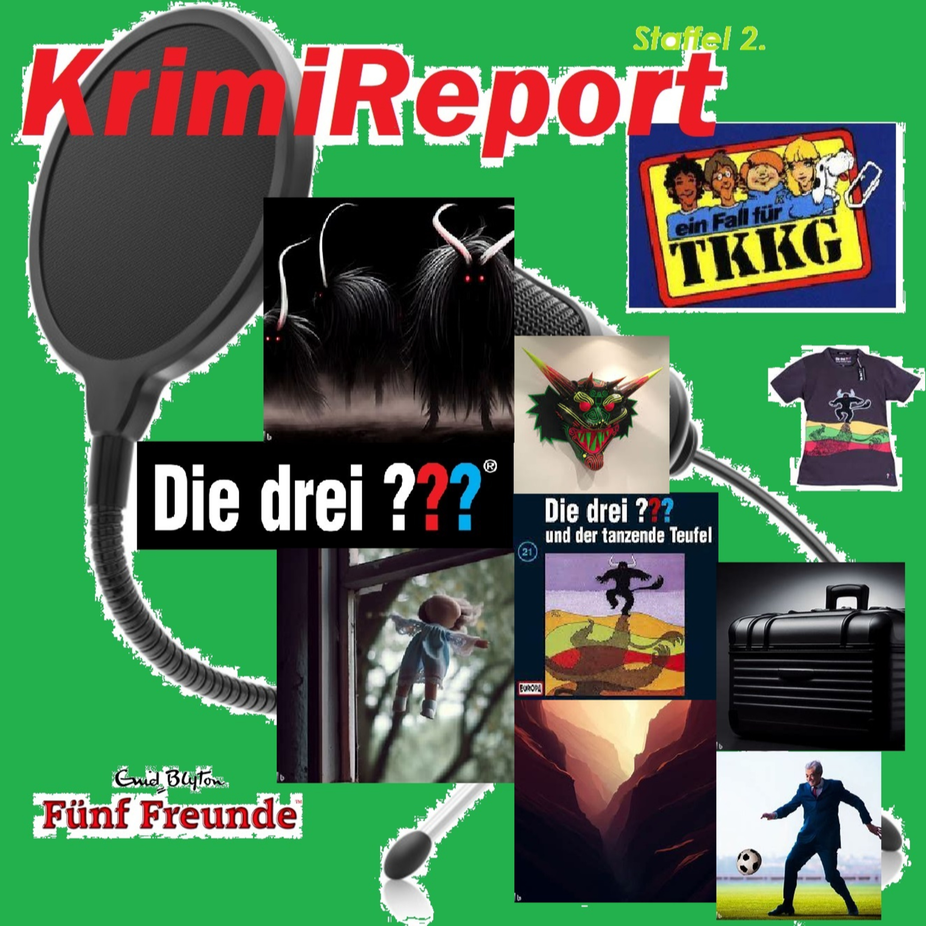 KrimiReport - der Hörspielpodcast | TKKG | Die drei ??? | Fünf Freude |