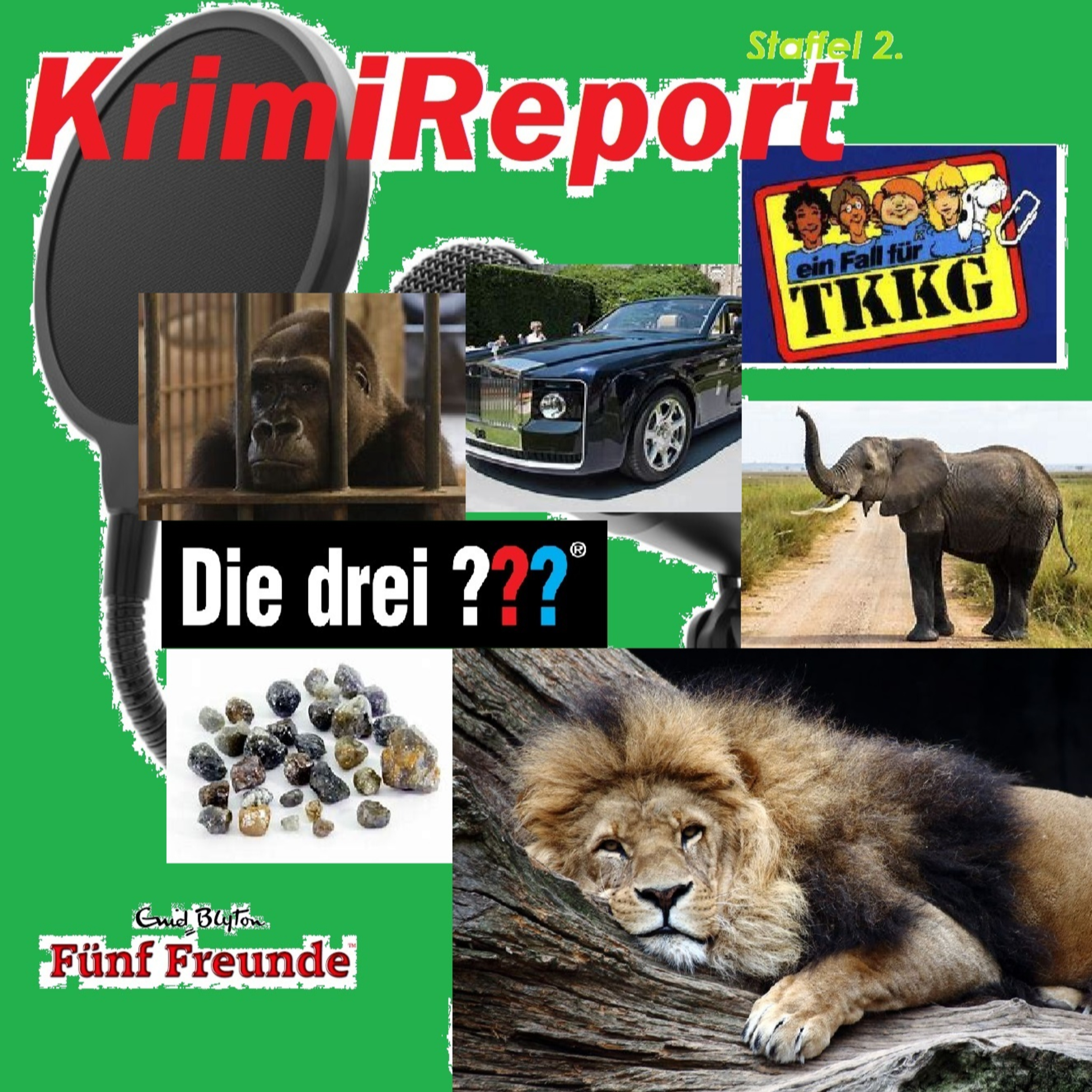 KrimiReport - der Hörspielpodcast | TKKG | Die drei ??? | Fünf Freude |