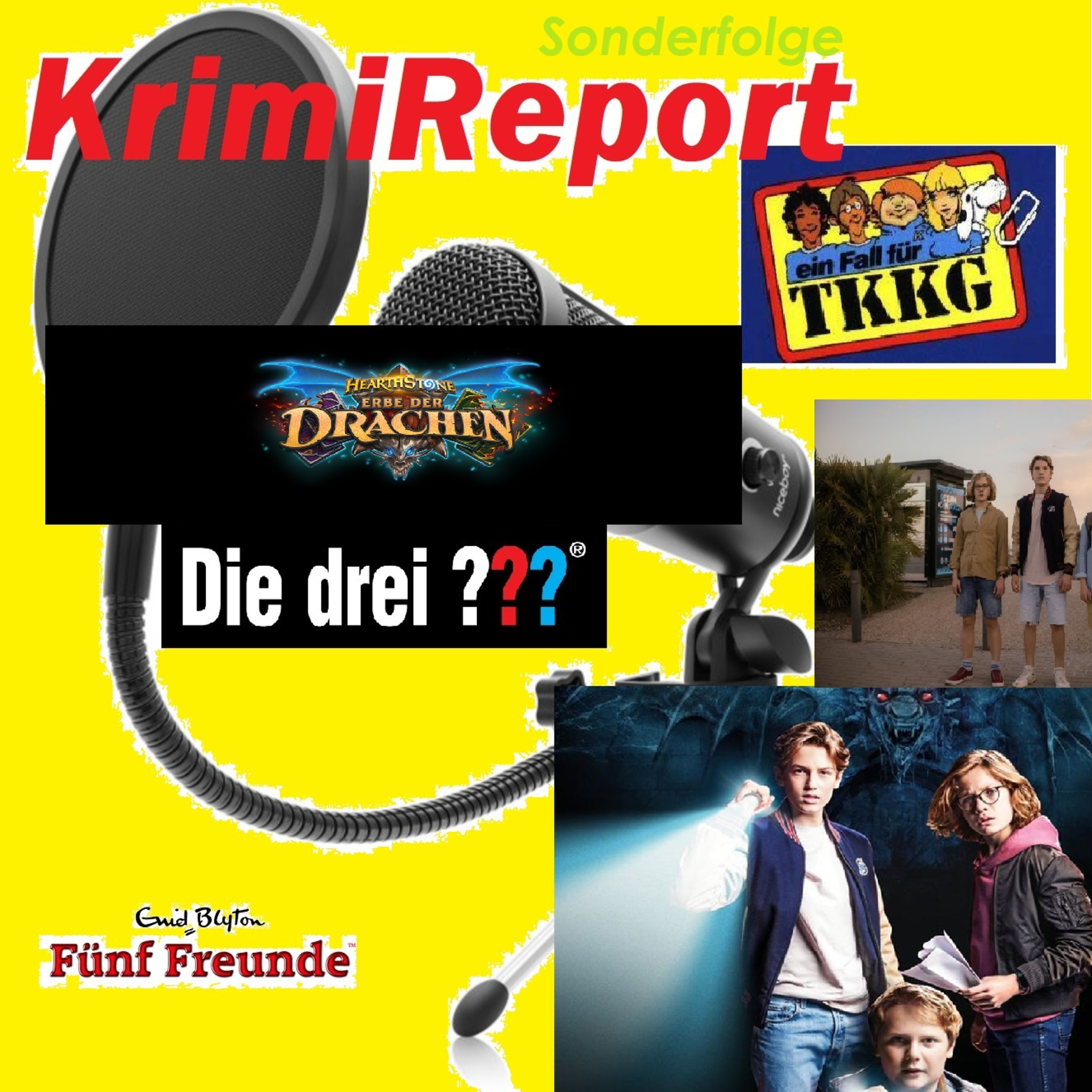 KrimiReport - der Hörspielpodcast | TKKG | Die drei ??? | Fünf Freude |