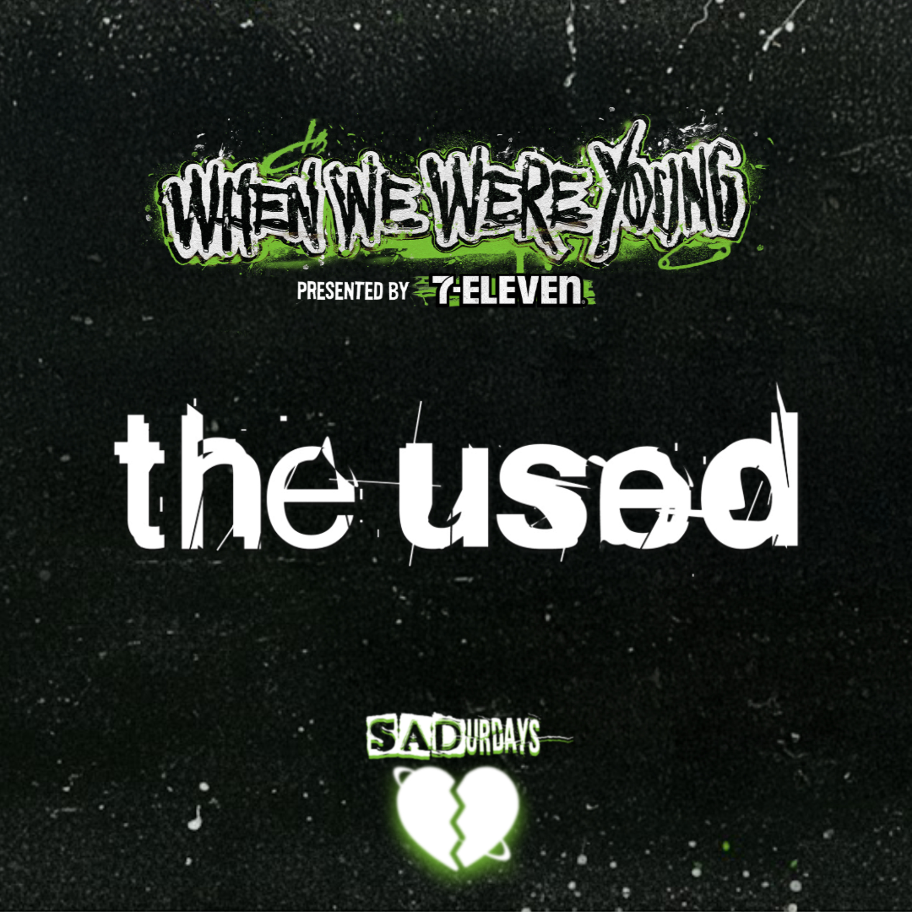 SADurdays When We Were Young Festival minipod - special guest The Used episode artwork
