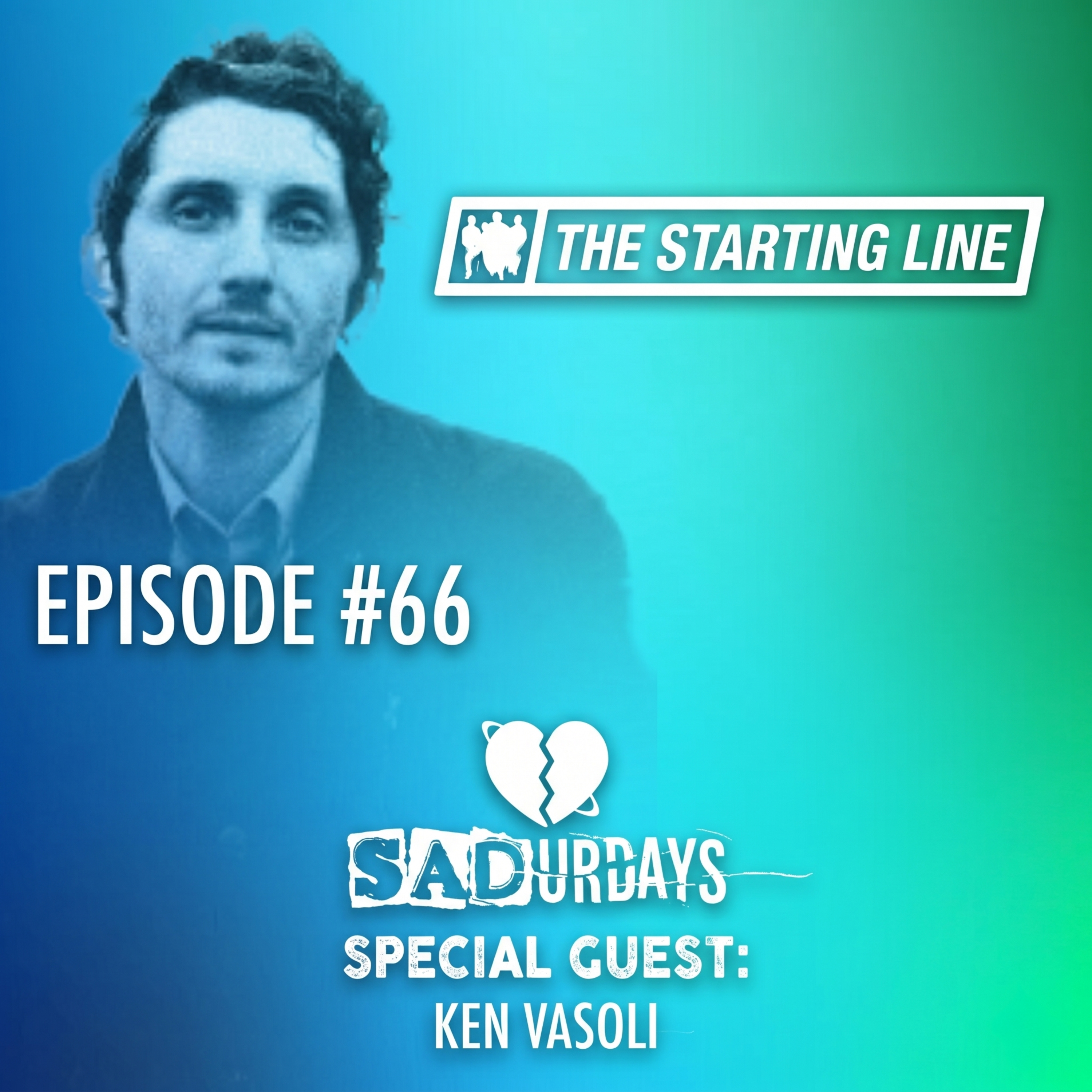 SADurdays Episode 66 (10/11/25) special guest Kenny Vasoli (The Starting Line + Vacationer)  episode artwork