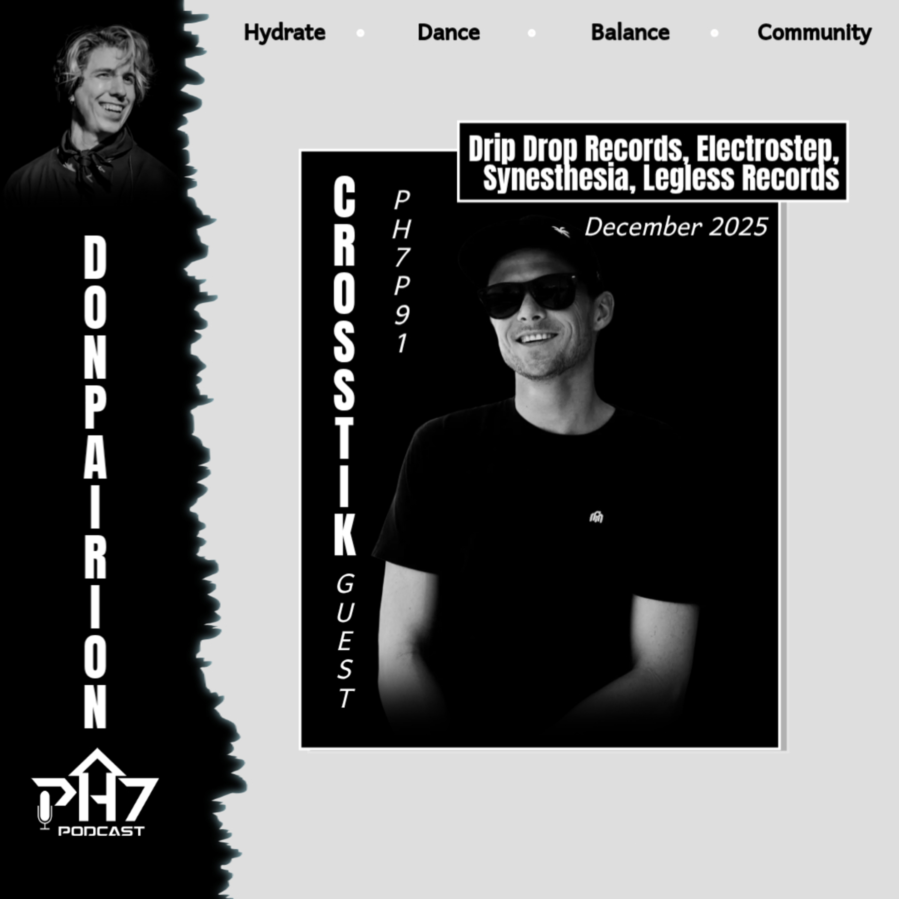 PH7P91 Finding Balance in EDM With Crosstik, Drummer to DnB episode artwork