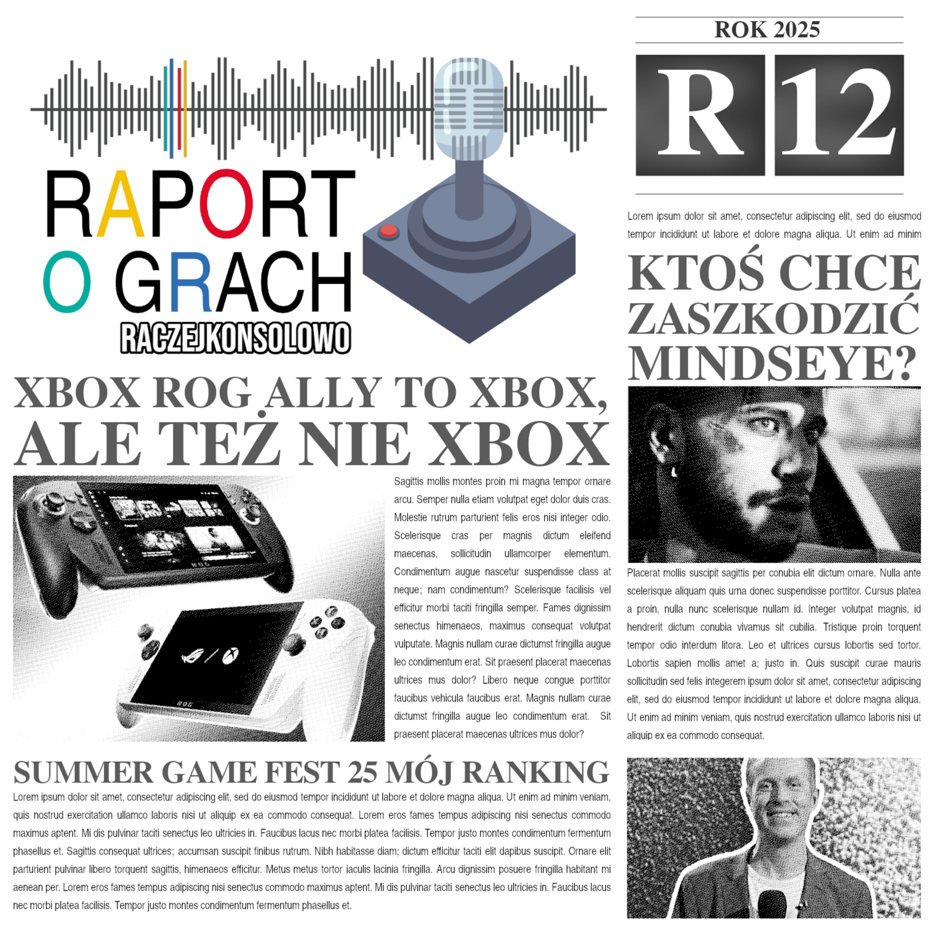 RAPORT O GRACH RaczejKonsolowo