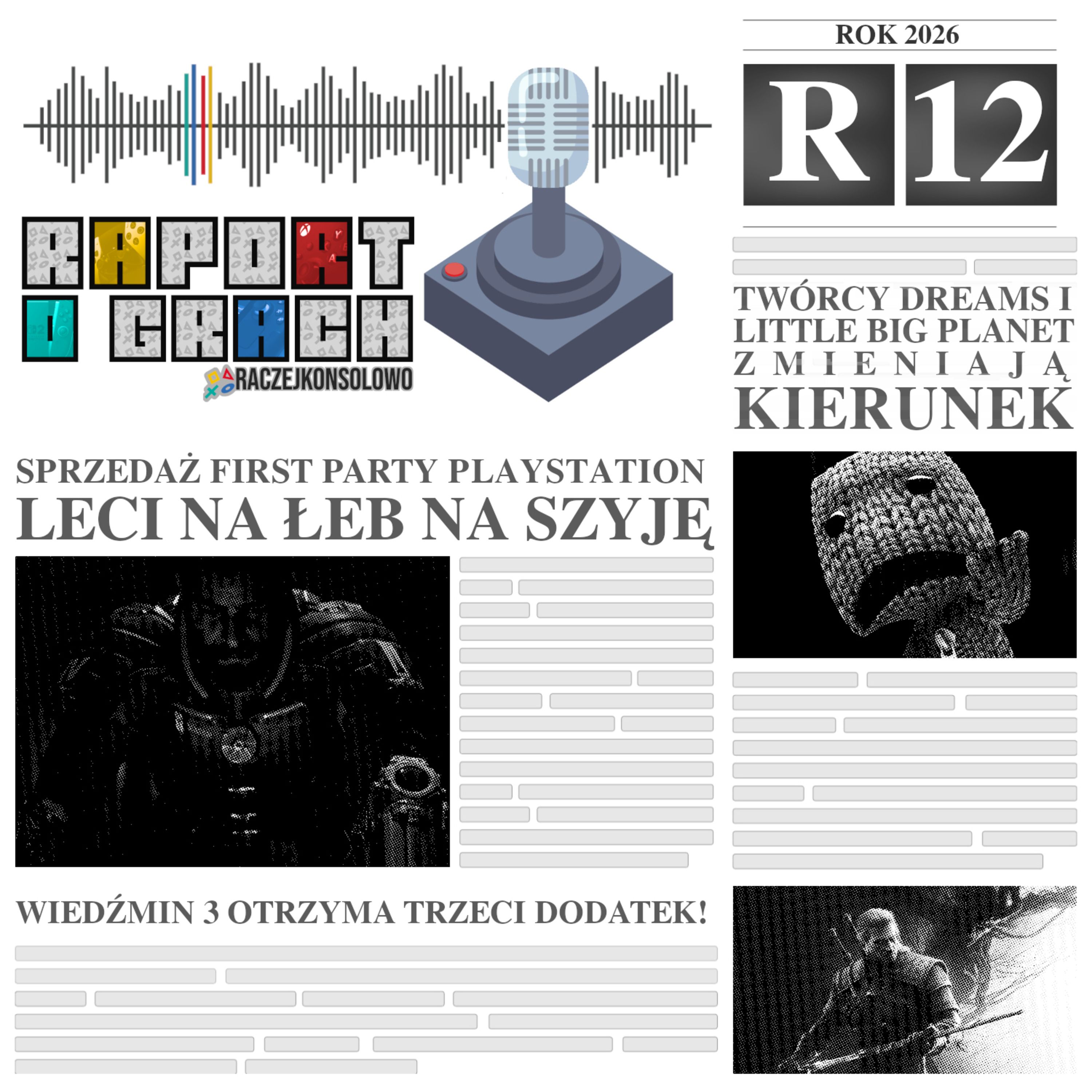 26R12 - Sprzedaż first party PlayStation leci na łeb na szyję | Wiedźmin 3 otrzyma trzeci dodatek! episode artwork